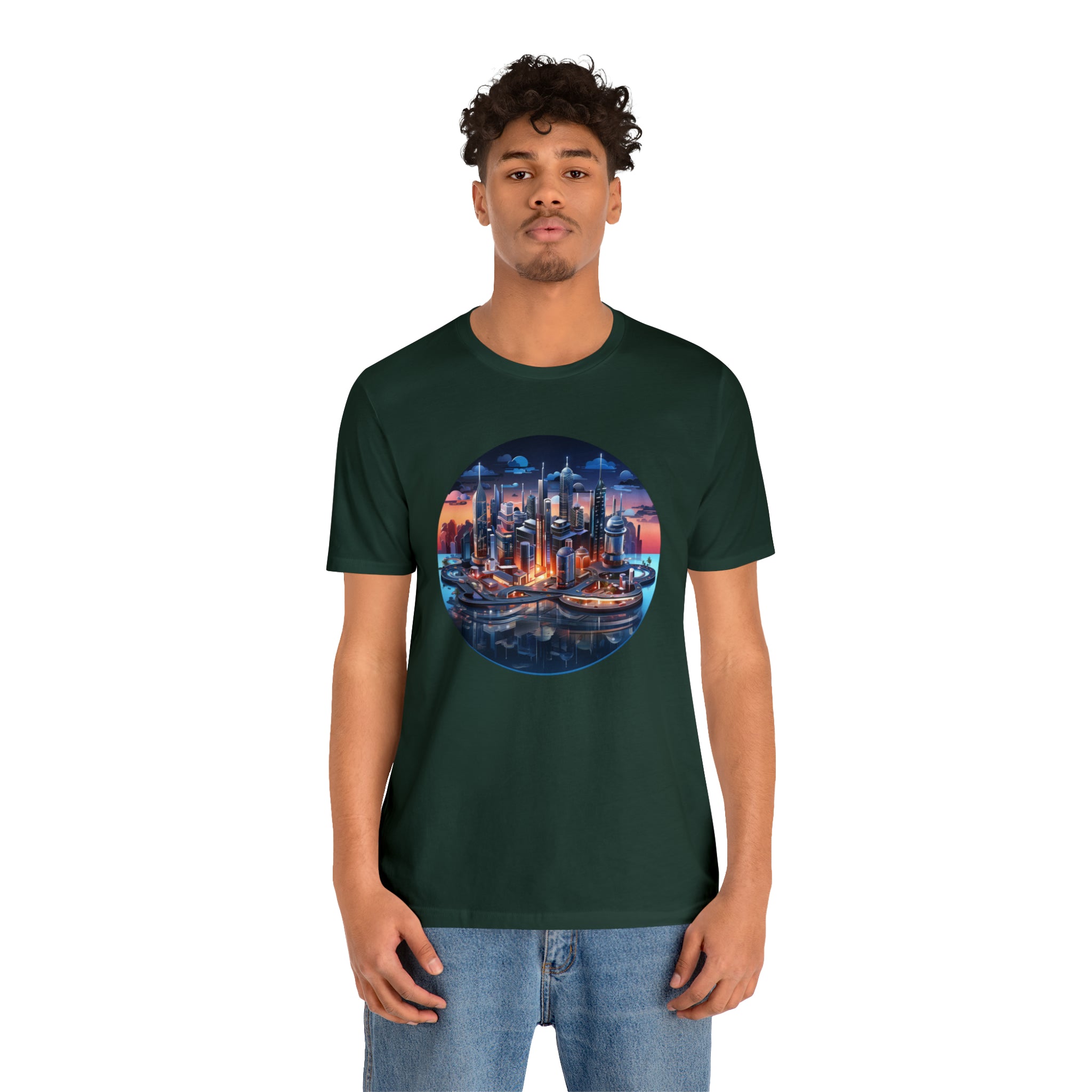 Unisex Jersey Short Sleeve Tee - Isometric Designs 05
