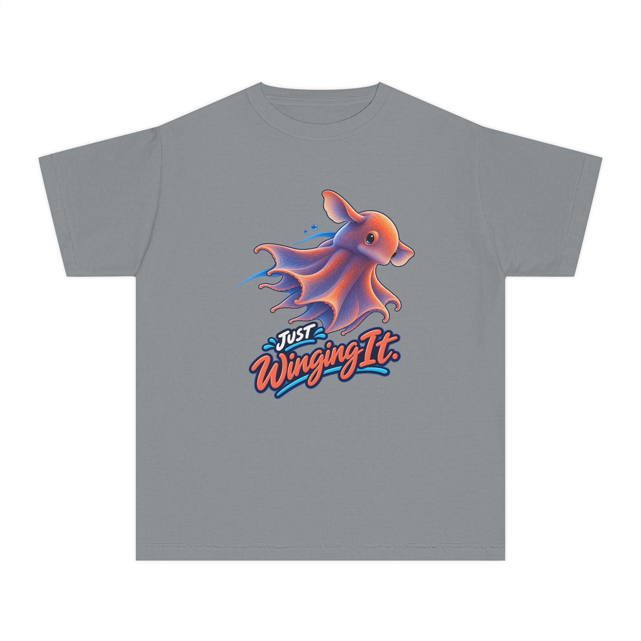 Youth Midweight Cotton Tee - Dumbo Octopus