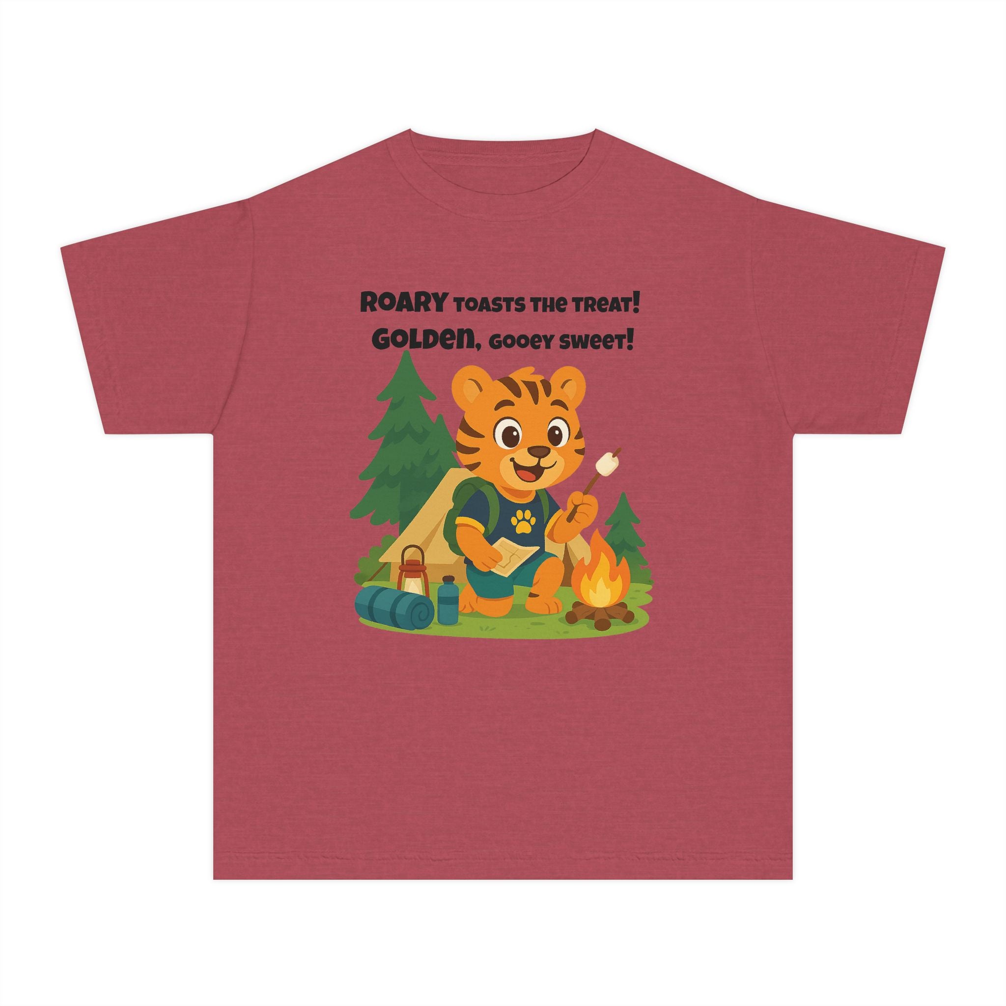 Youth Midweight Cotton Tee - Roary's Camping Adventures