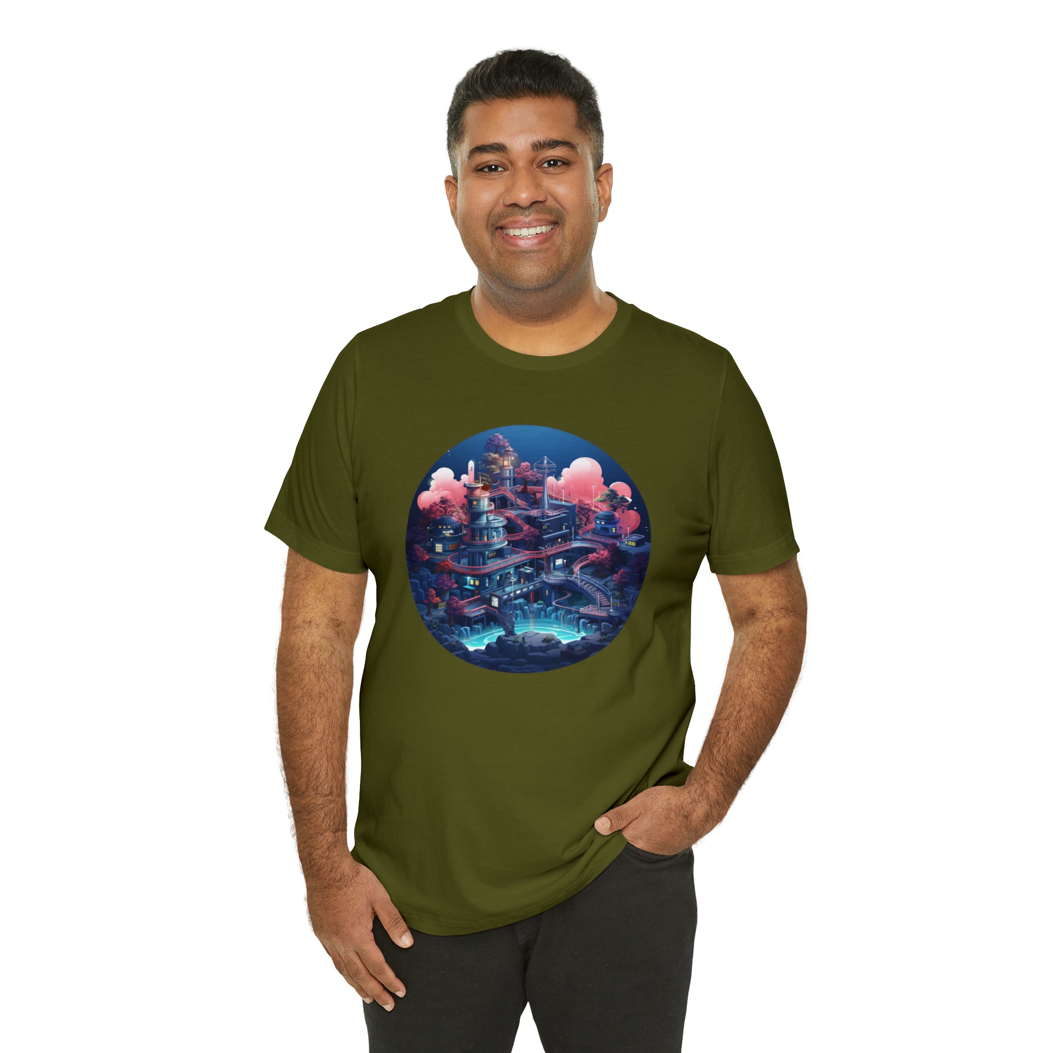Unisex Jersey Short Sleeve Tee - Isometric Designs 03