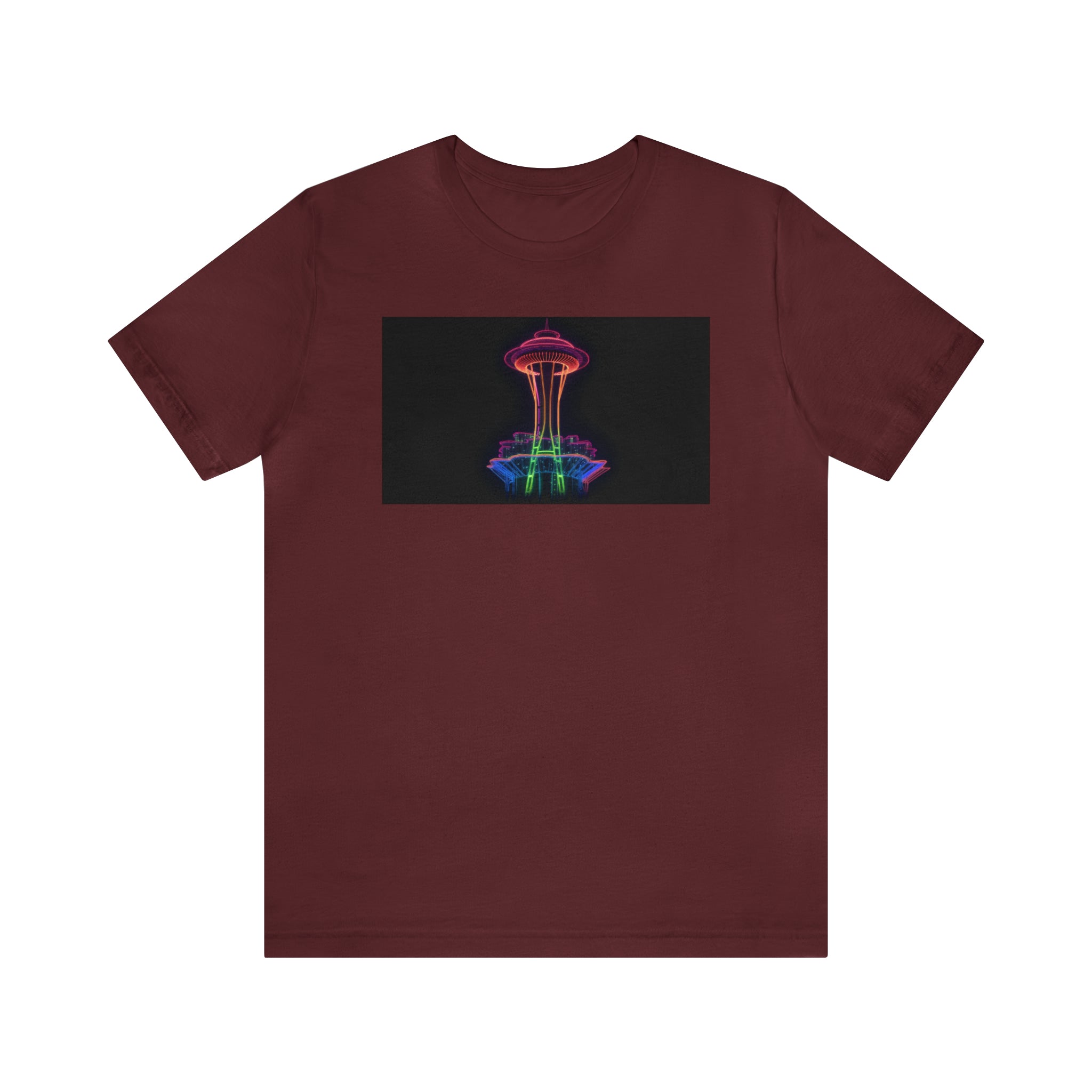 Unisex Jersey Short Sleeve Tee - Space Needle, Seattle, USA