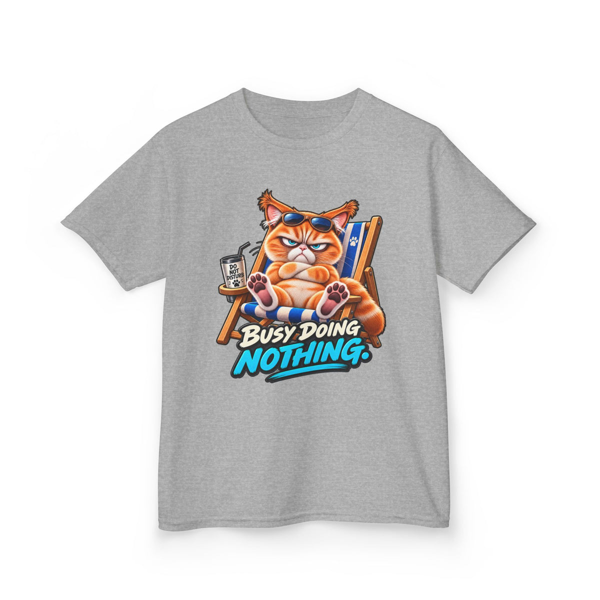 Busy doing Nothing - Mildly Feral - Youth Short Sleeve Tee