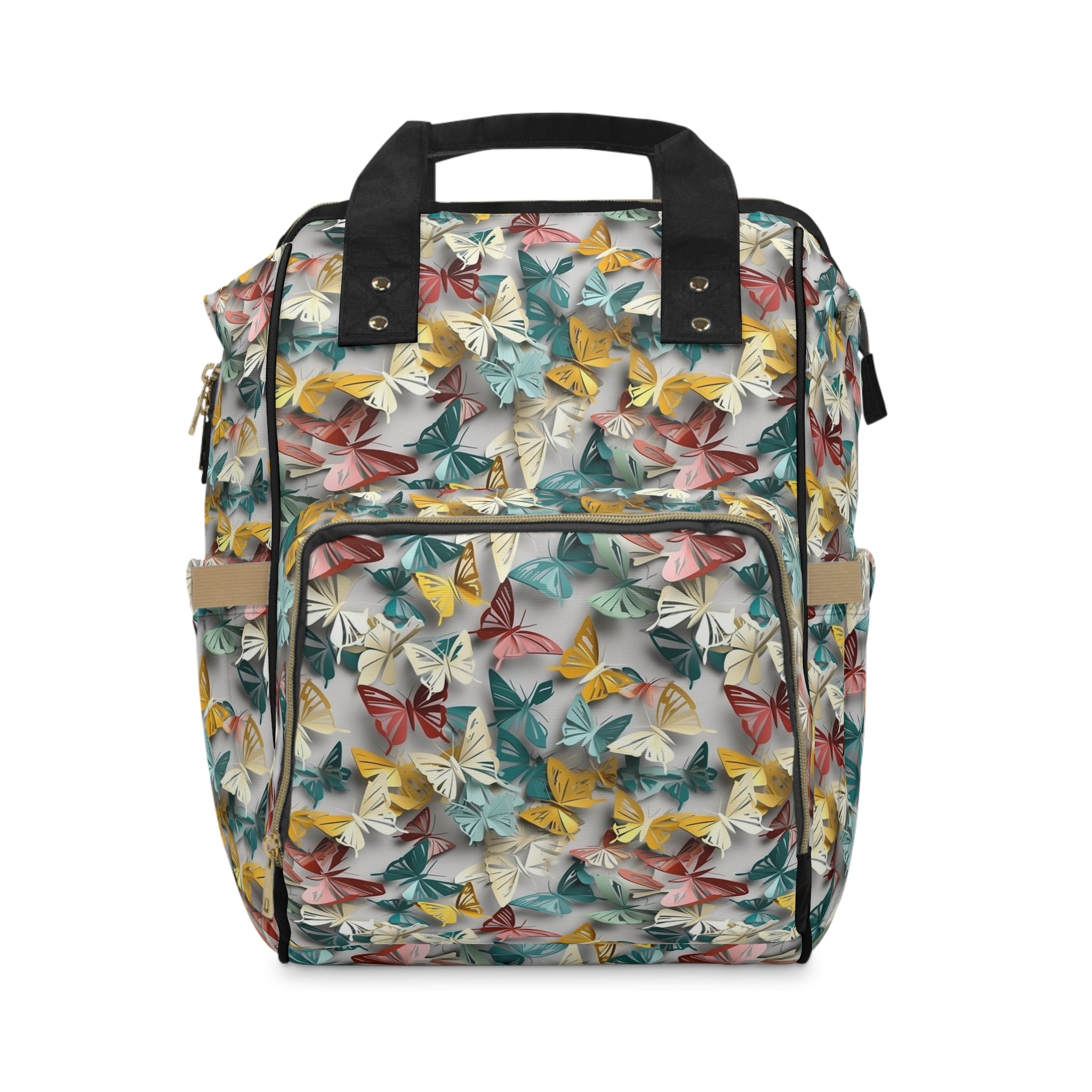 Multifunctional Diaper Backpack (AOP) - Abstract Designs 01