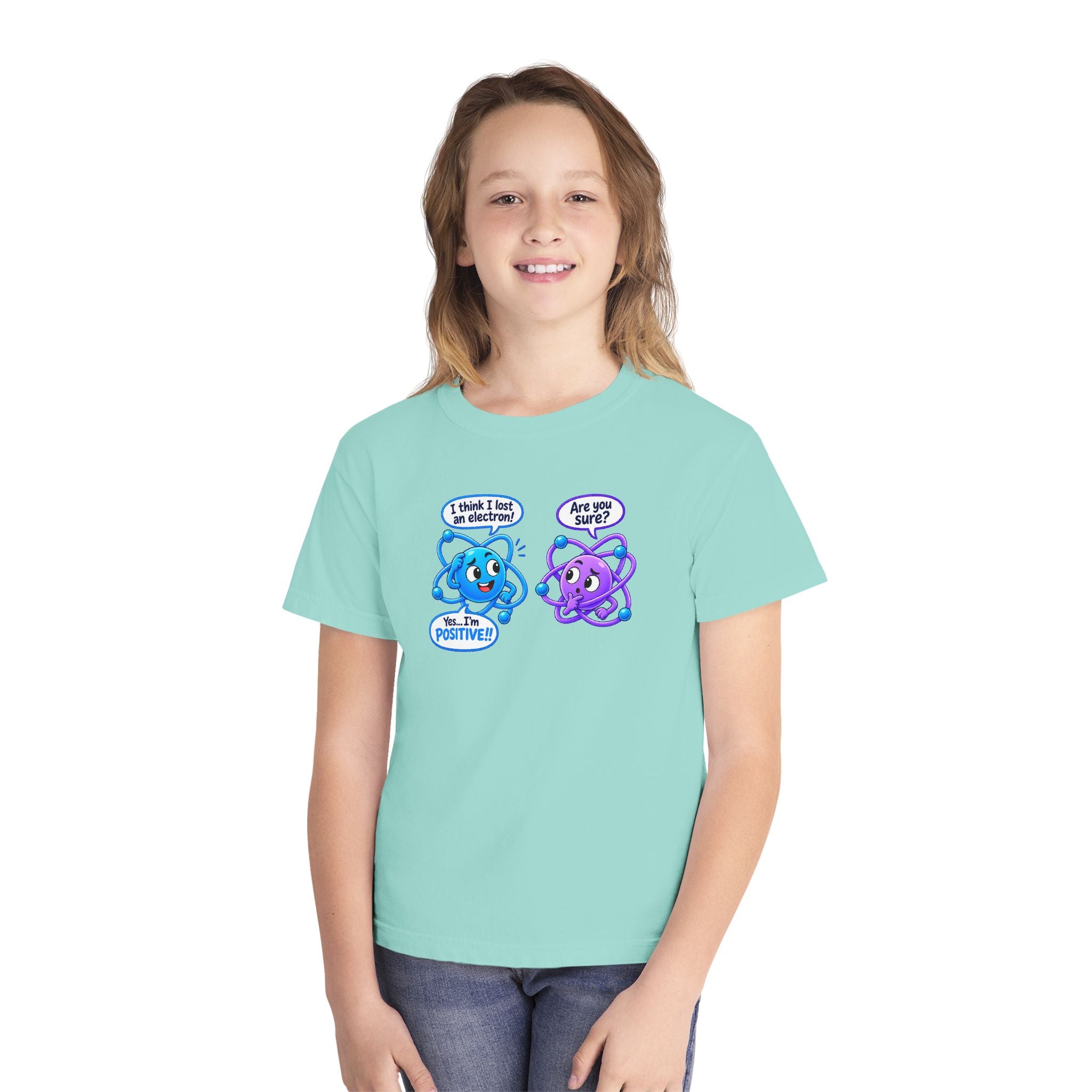 Youth Midweight Cotton Tee - Science collection - Atomic Conversation