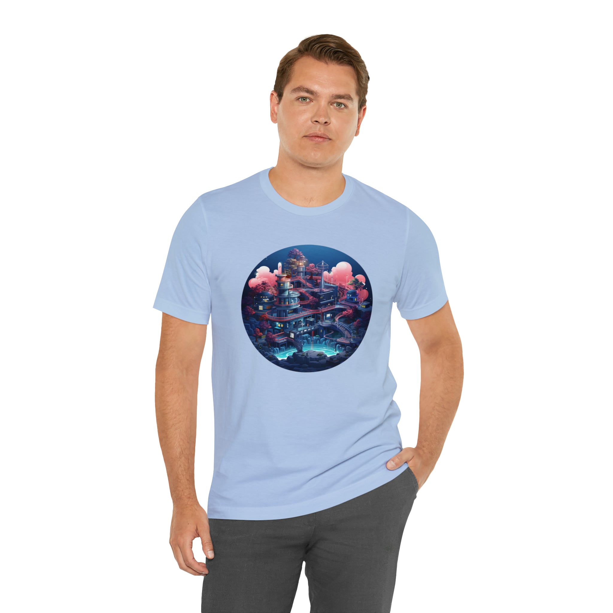 Unisex Jersey Short Sleeve Tee - Isometric Designs 03