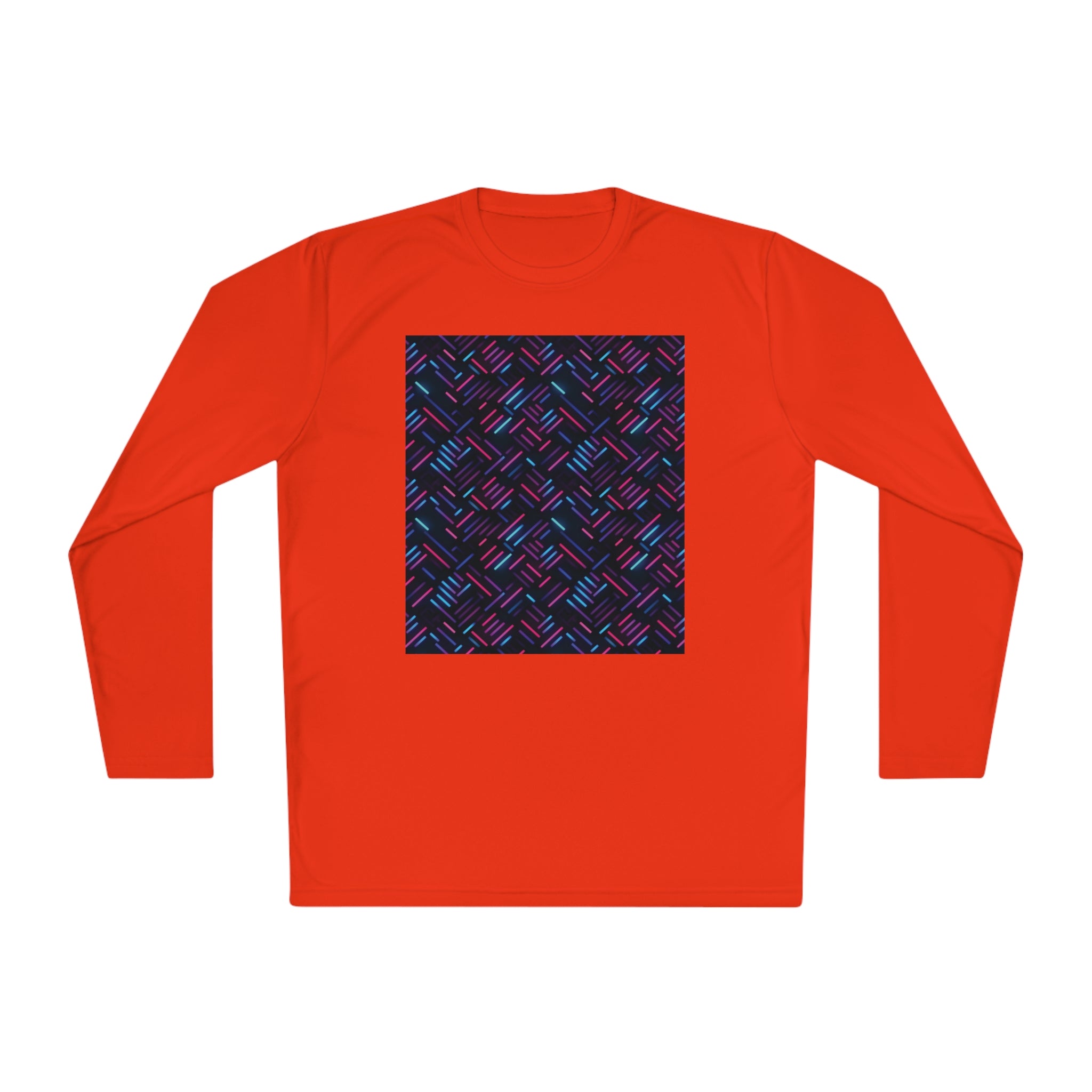 Unisex Lightweight Long Sleeve Tee (AOP) - Abstract Designs 03