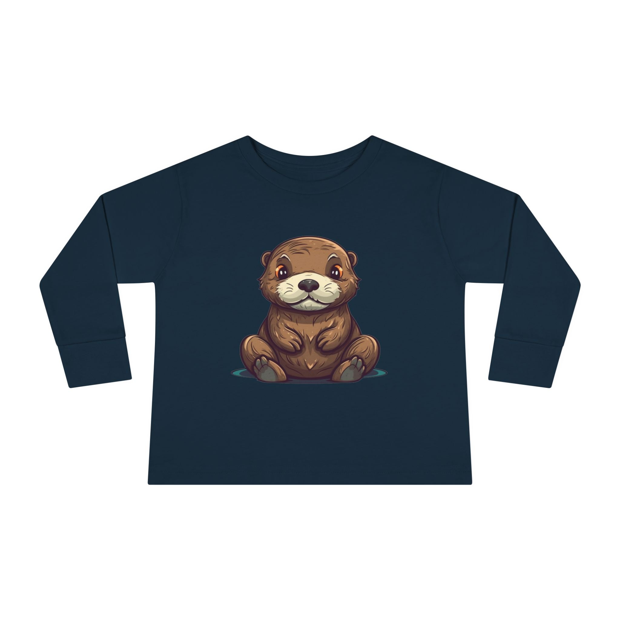 Toddler Long Sleeve Tee - Sea Otter Pup