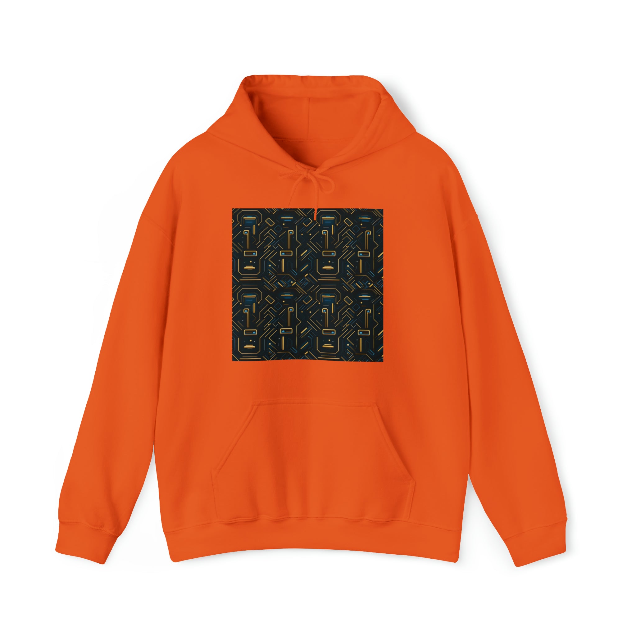 Unisex Heavy Blend™ Hooded Sweatshirt - Abstract Neon Designs 05