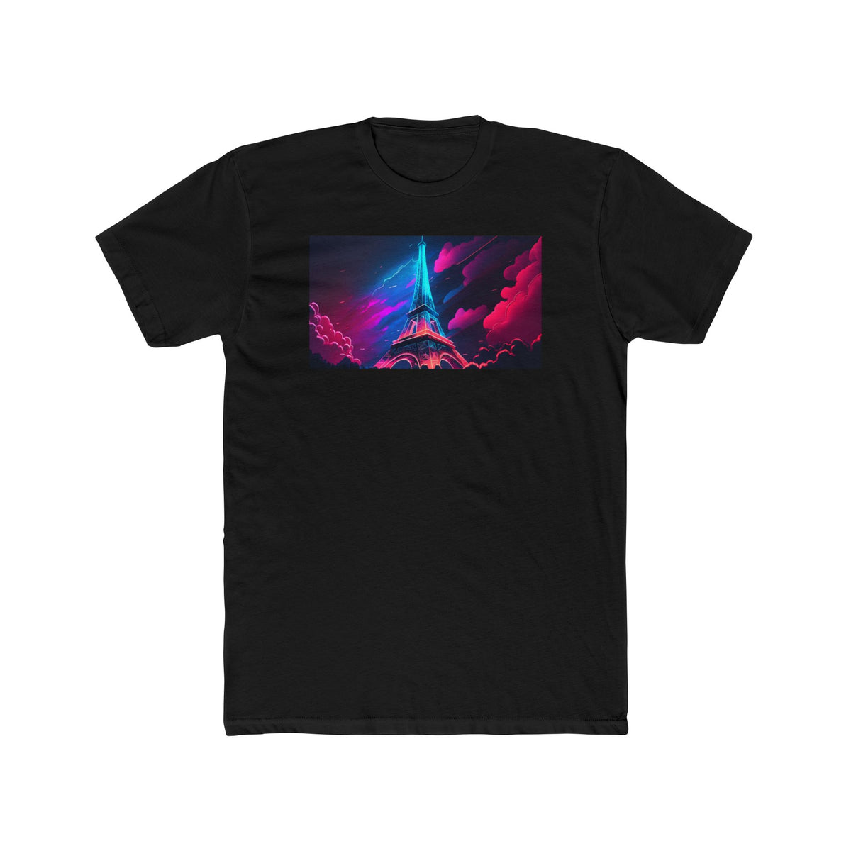 Men's Cotton Crew Tee - Elsewhere collection - Eiffel Tower