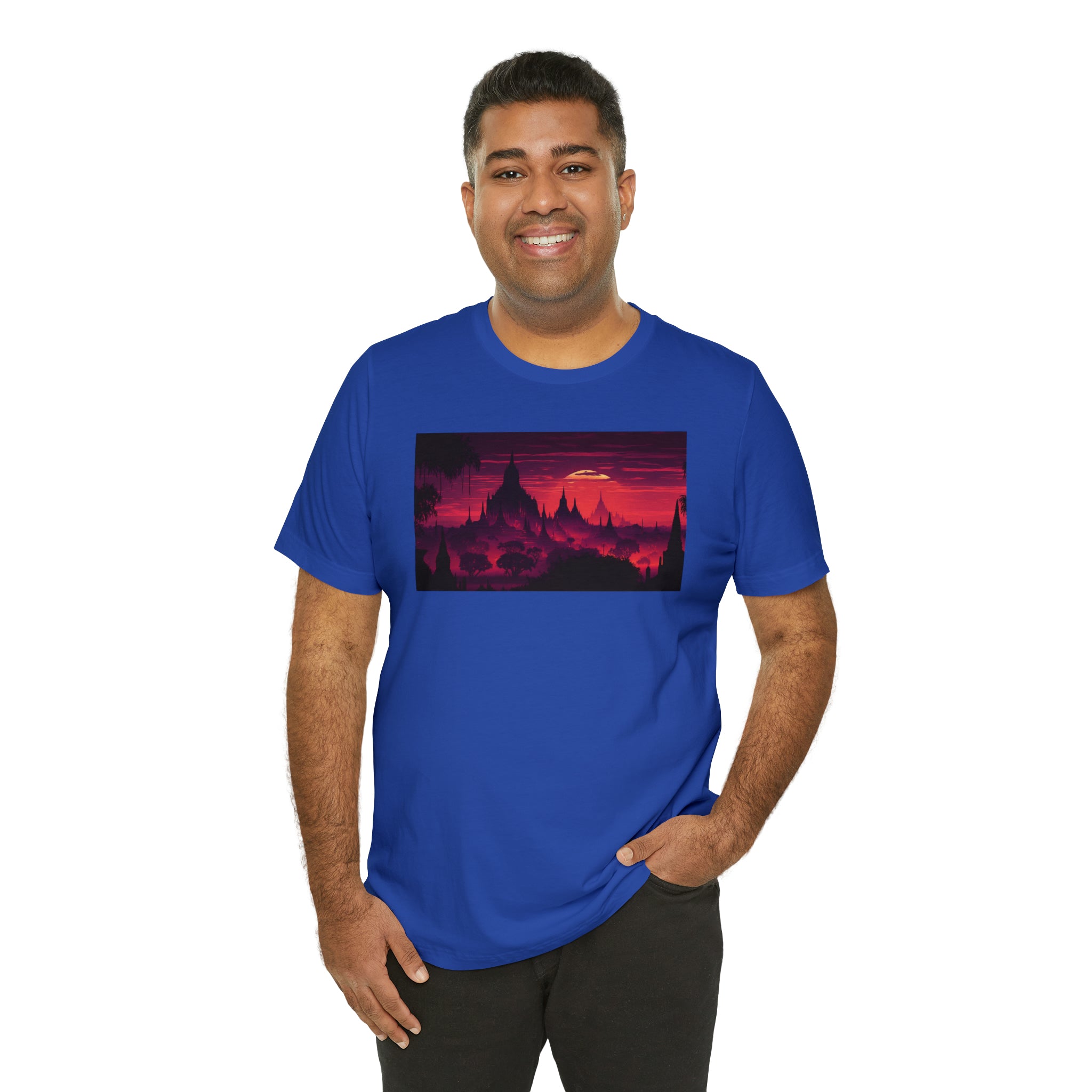Unisex Jersey Short Sleeve Tee - Bagan, Myanmar