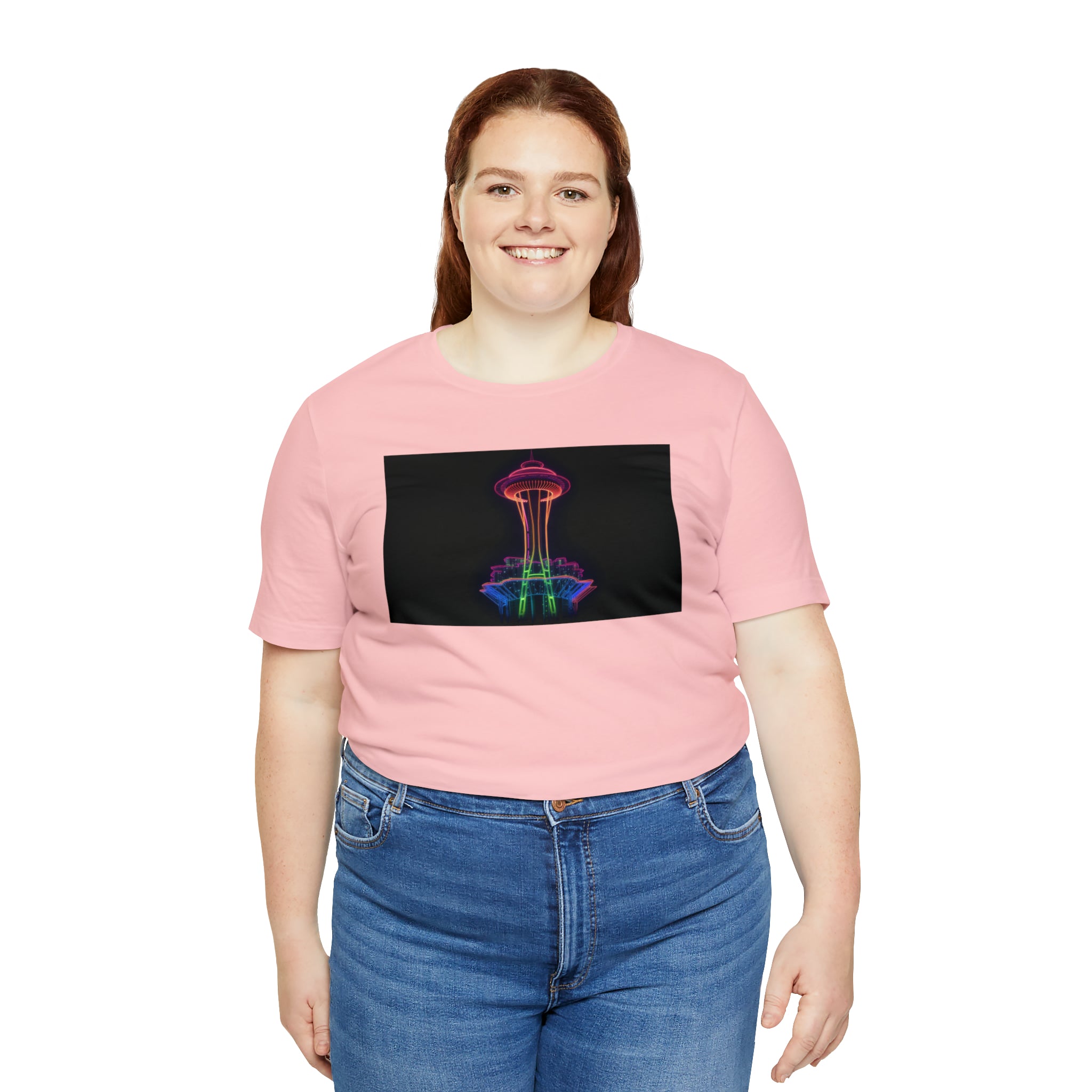 Unisex Jersey Short Sleeve Tee - Space Needle, Seattle, USA