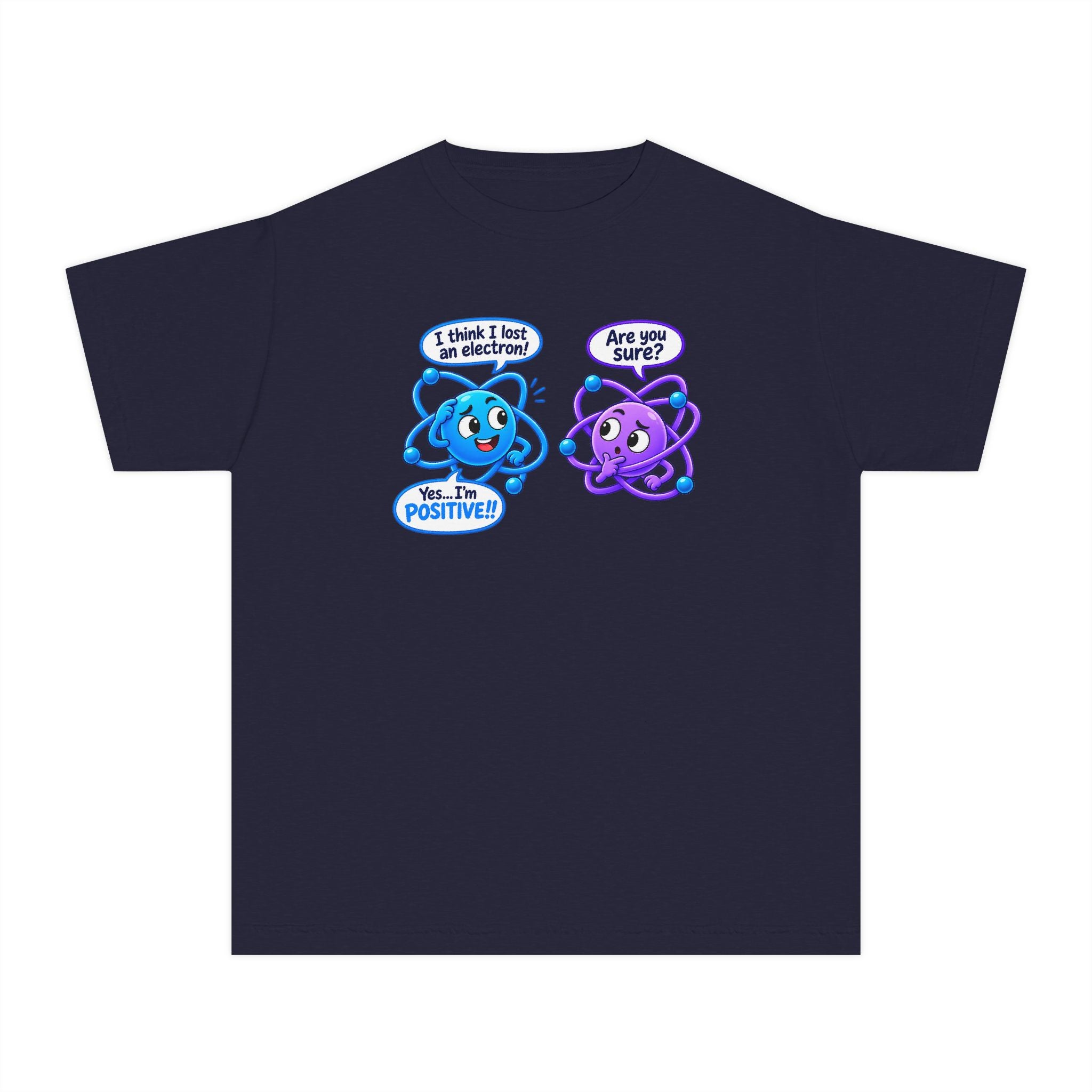 Youth Midweight Cotton Tee - Science collection - Atomic Conversation