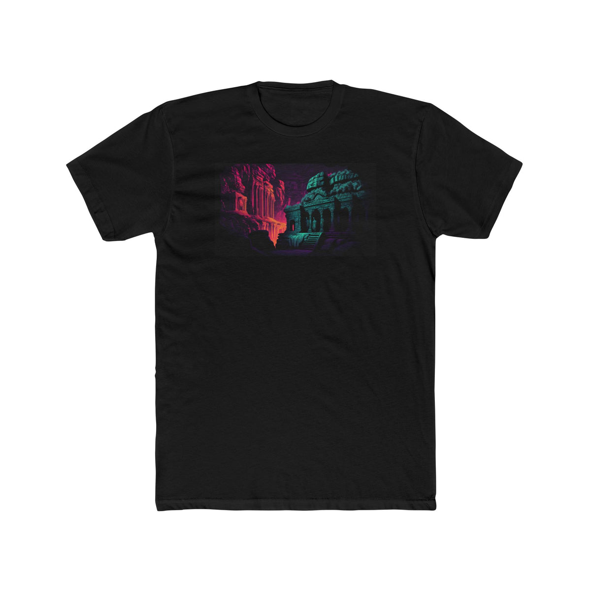 Men's Cotton Crew Tee - Elsewhere collection - Ellora Caves