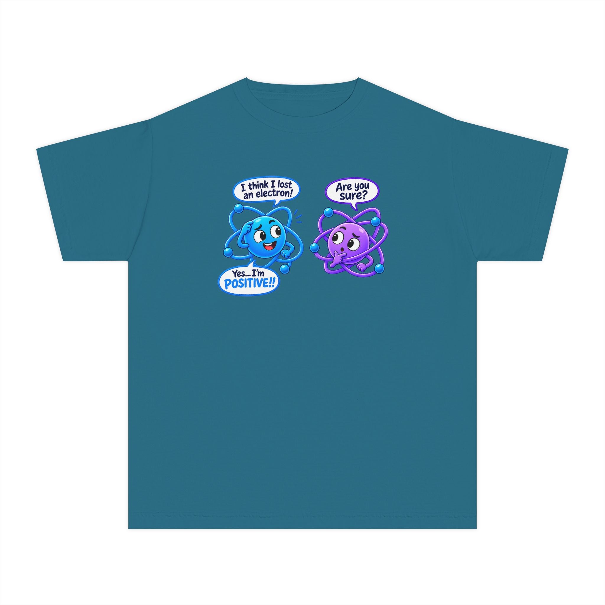 Youth Midweight Cotton Tee - Science collection - Atomic Conversation