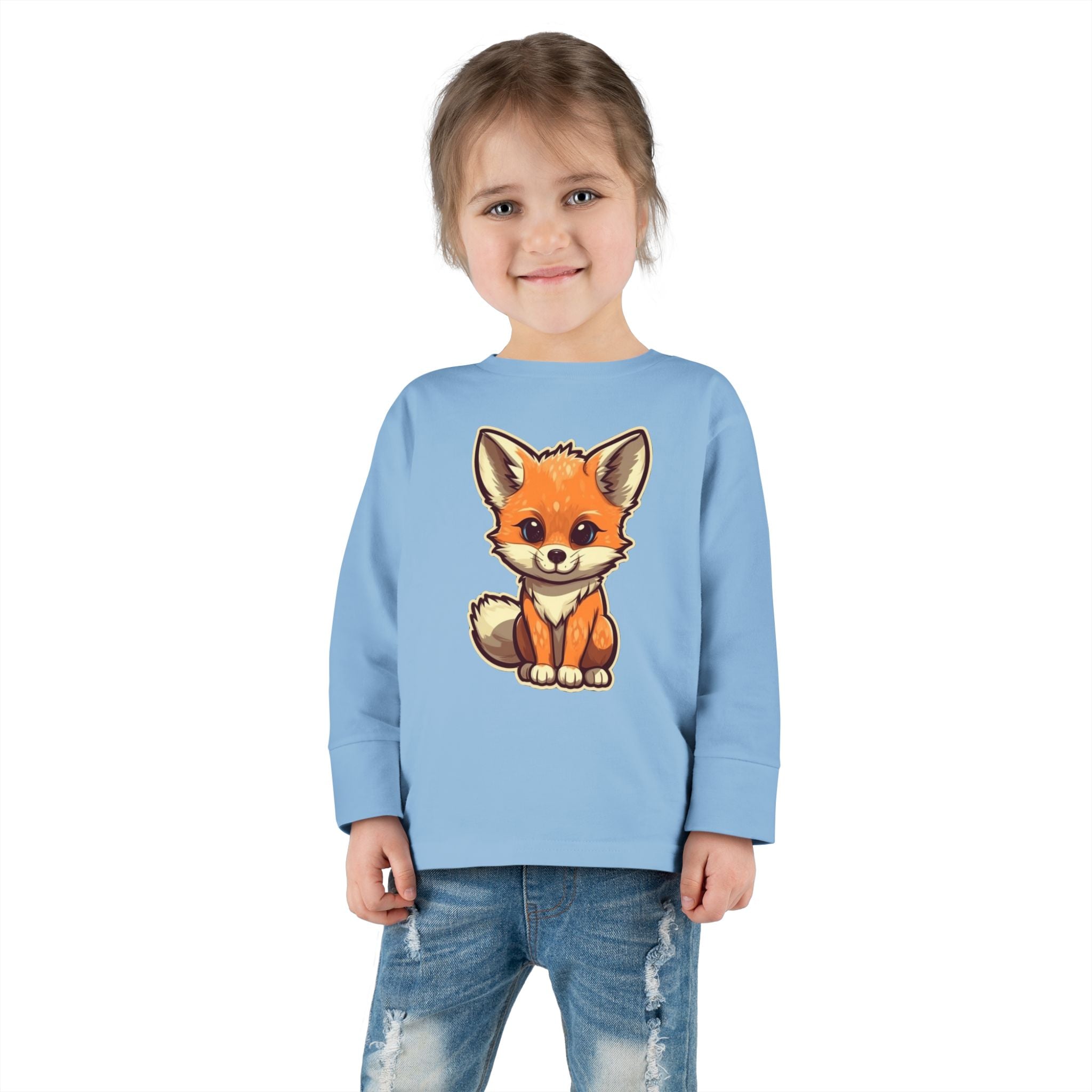 Toddler Long Sleeve Tee - Fox Pup