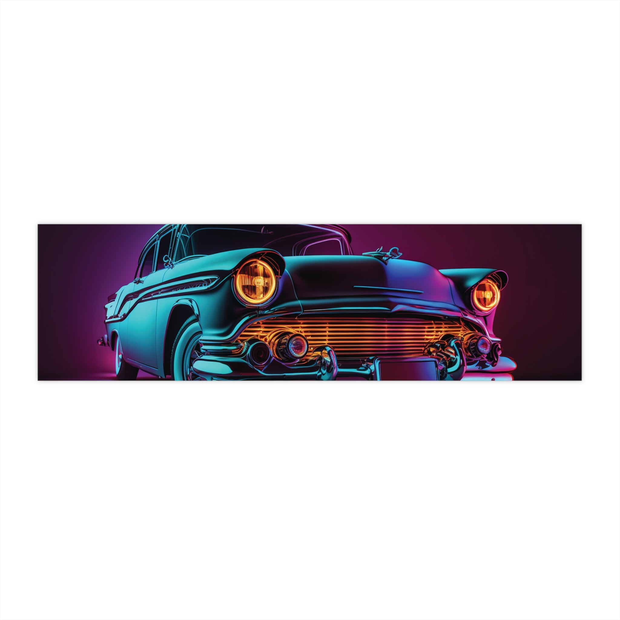 Bumper Stickers - Neon Car Design 07