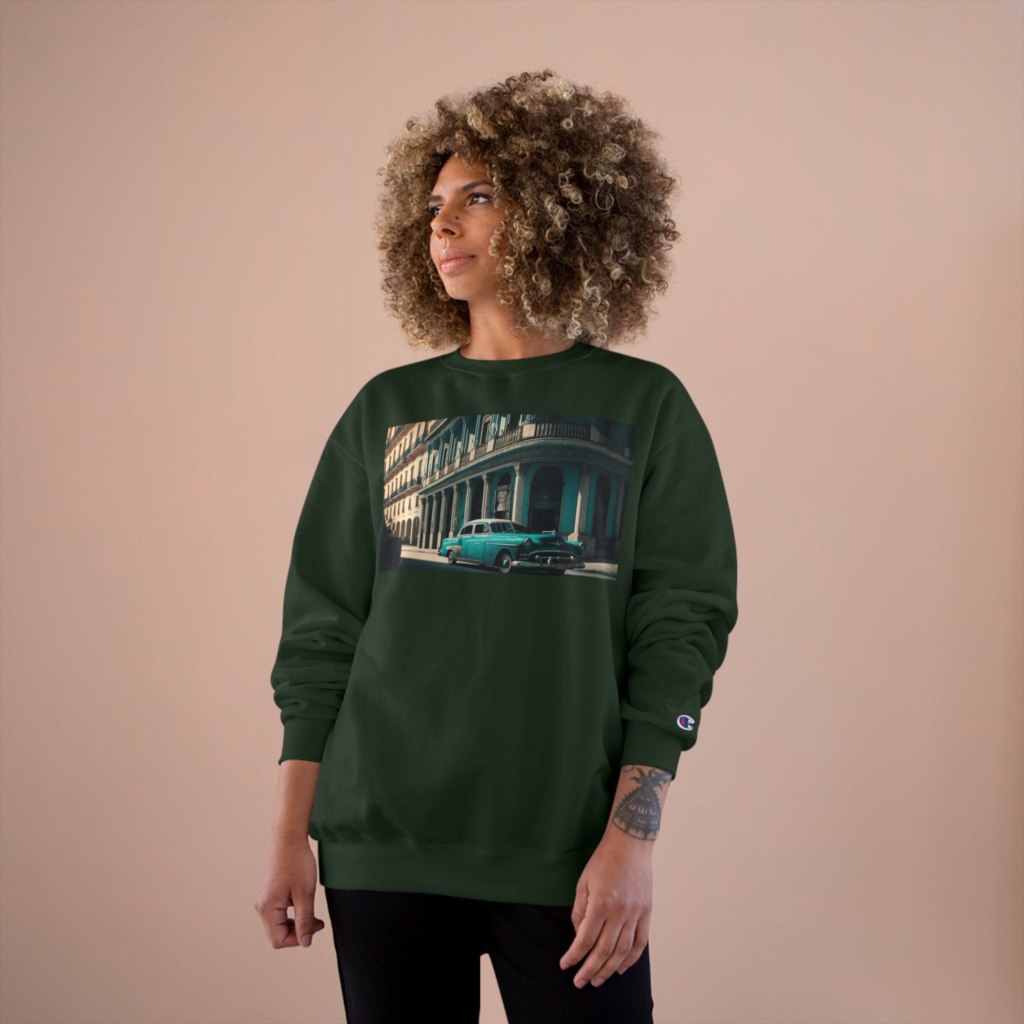 Champion Sweatshirt - Duotone Cities, Havana