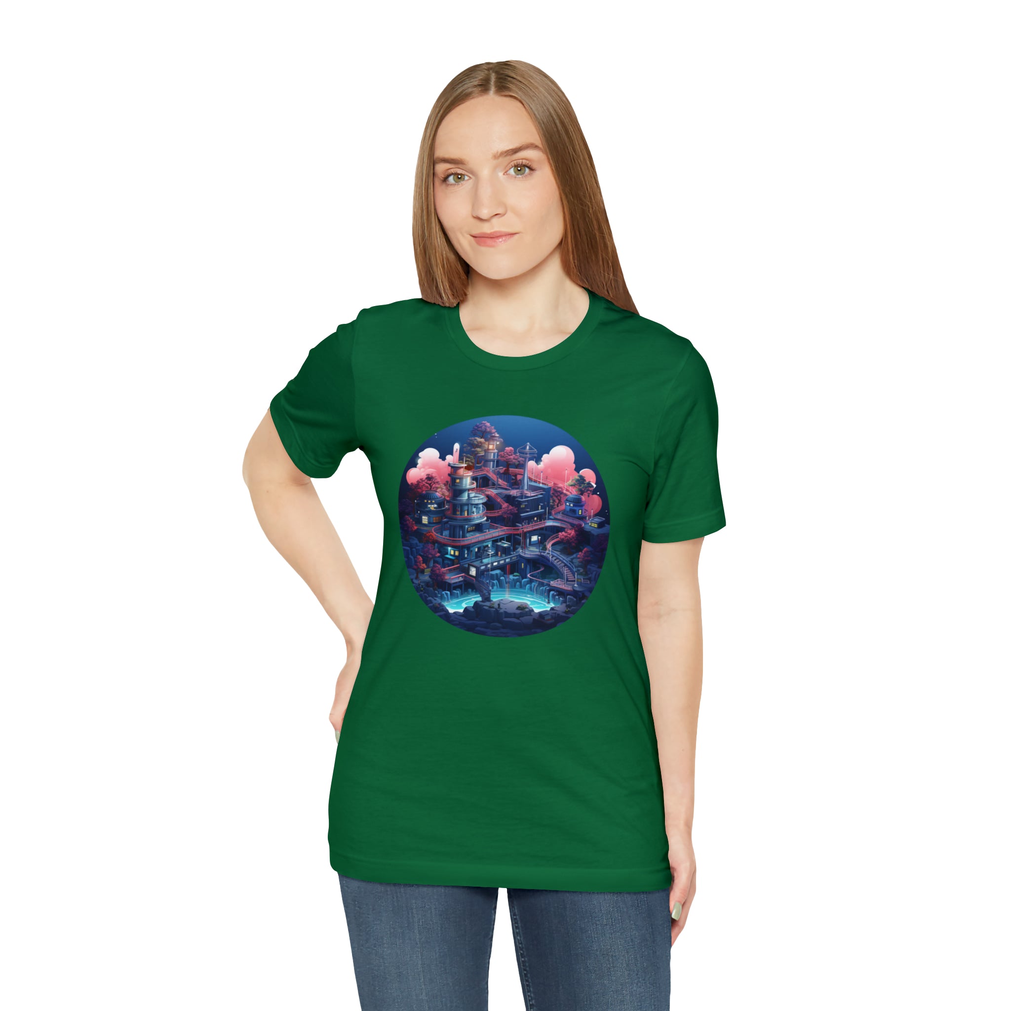 Unisex Jersey Short Sleeve Tee - Isometric Designs 03