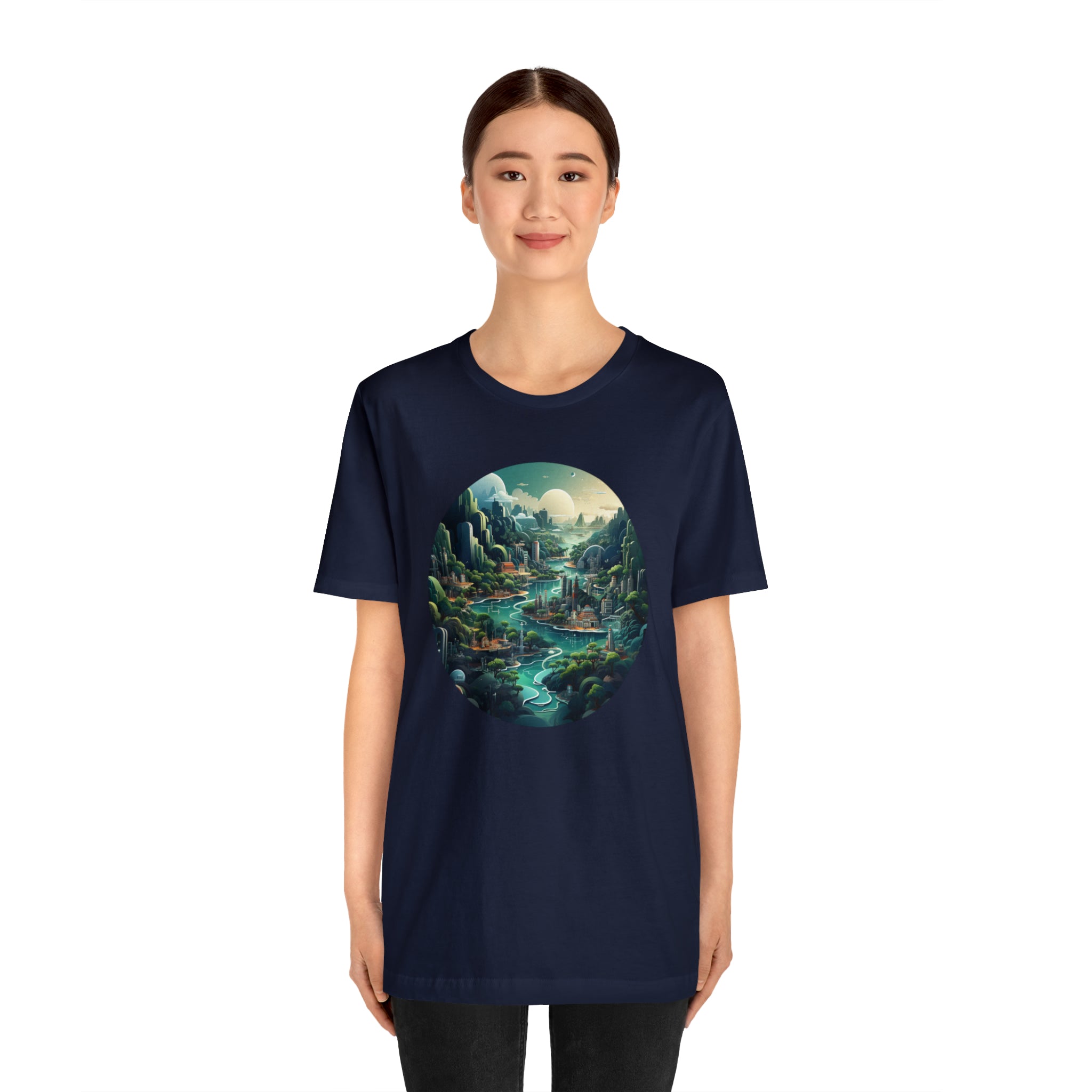 Unisex Jersey Short Sleeve Tee - Isometric Designs 04