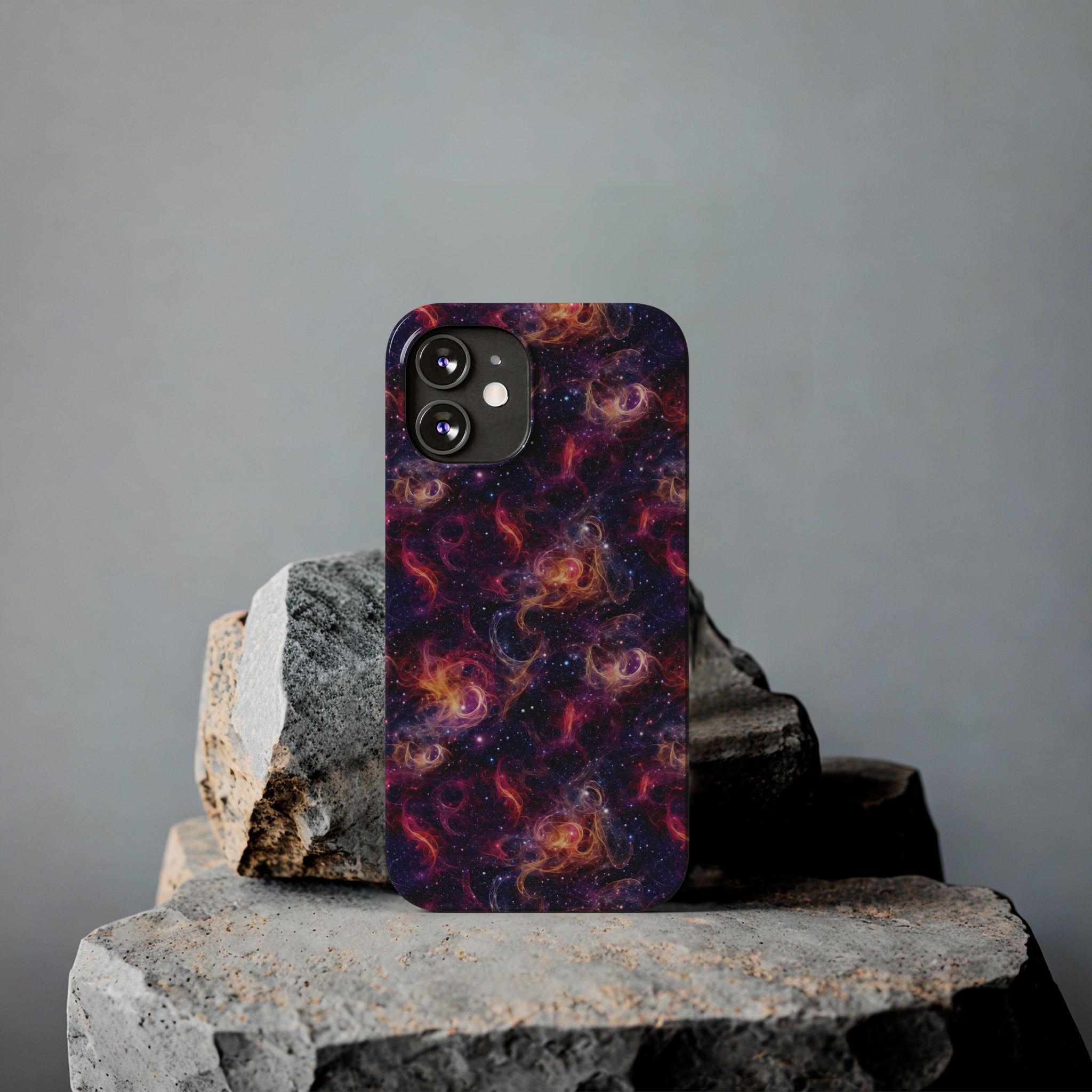 Slim Phone Cases (AOP) - Seamless Fantasy Galaxies 01