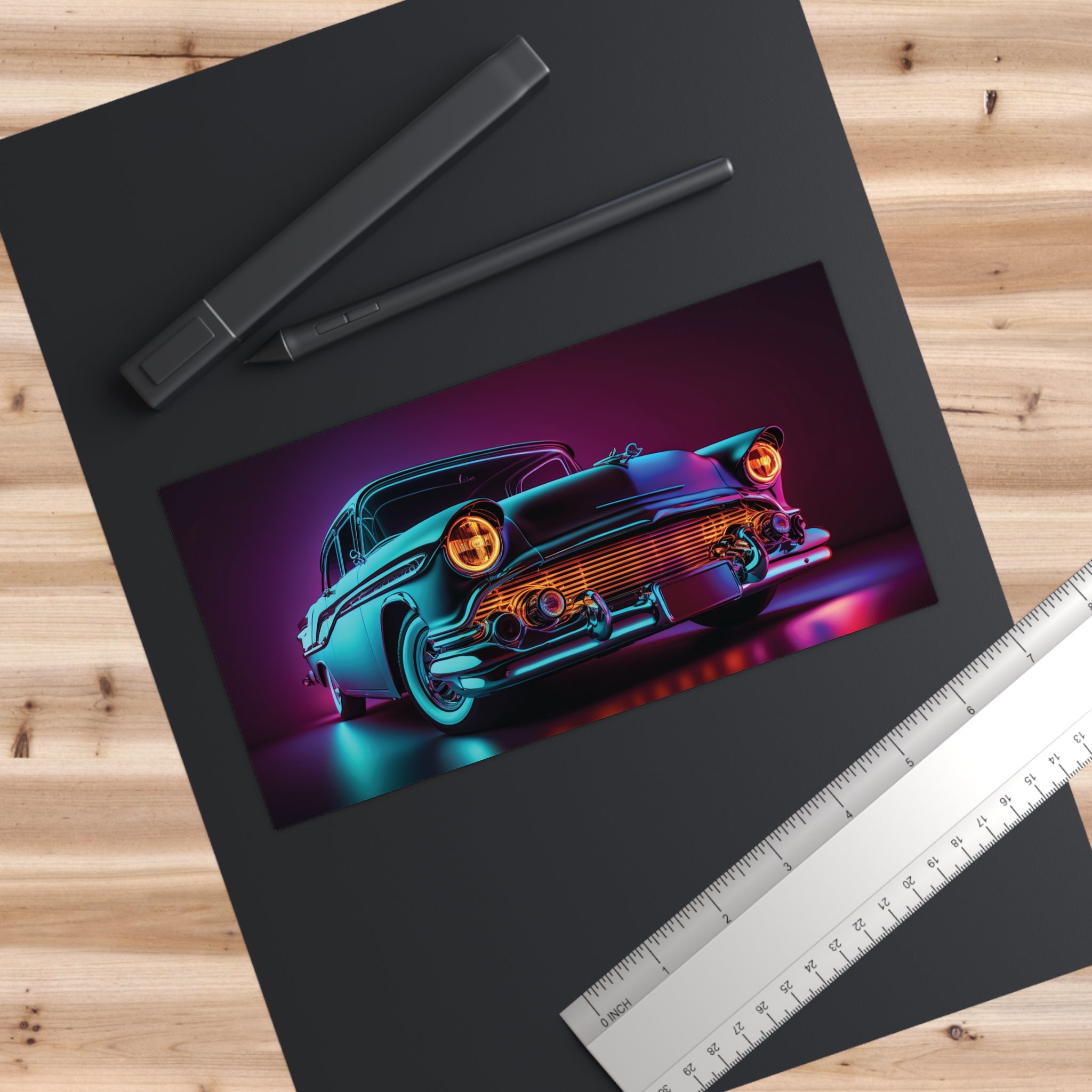 Bumper Stickers - Neon Car Design 07
