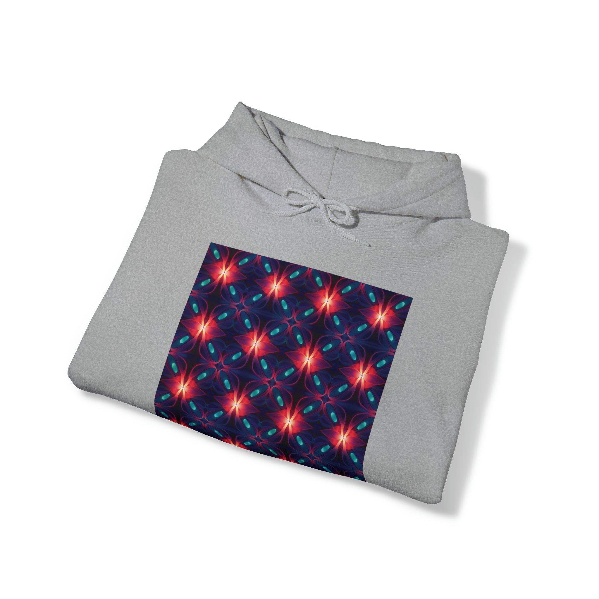 Unisex Heavy Blend™ Hooded Sweatshirt - Abstract Neon Designs 04