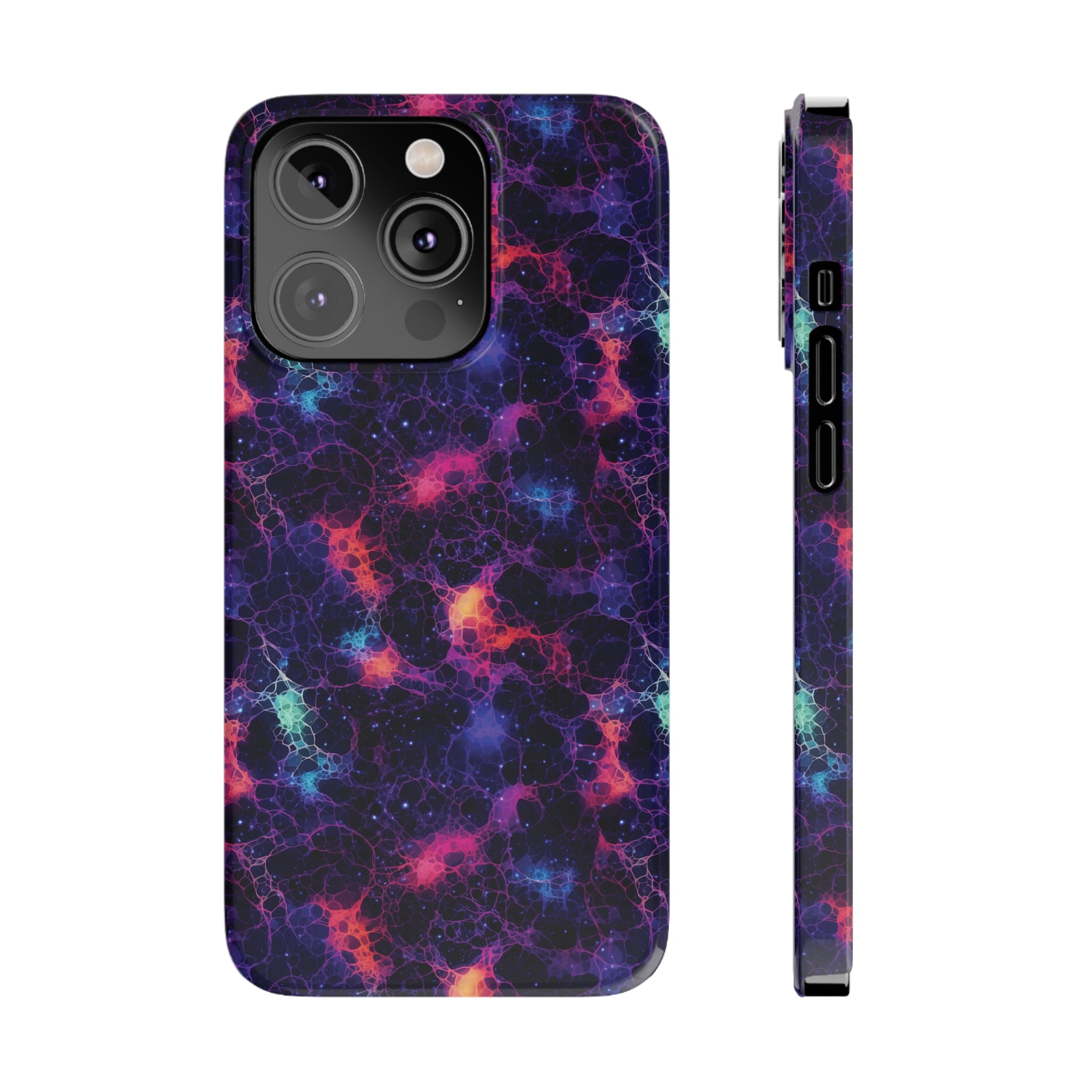 Slim Phone Cases (AOP) - Seamless Fantasy Galaxies 08