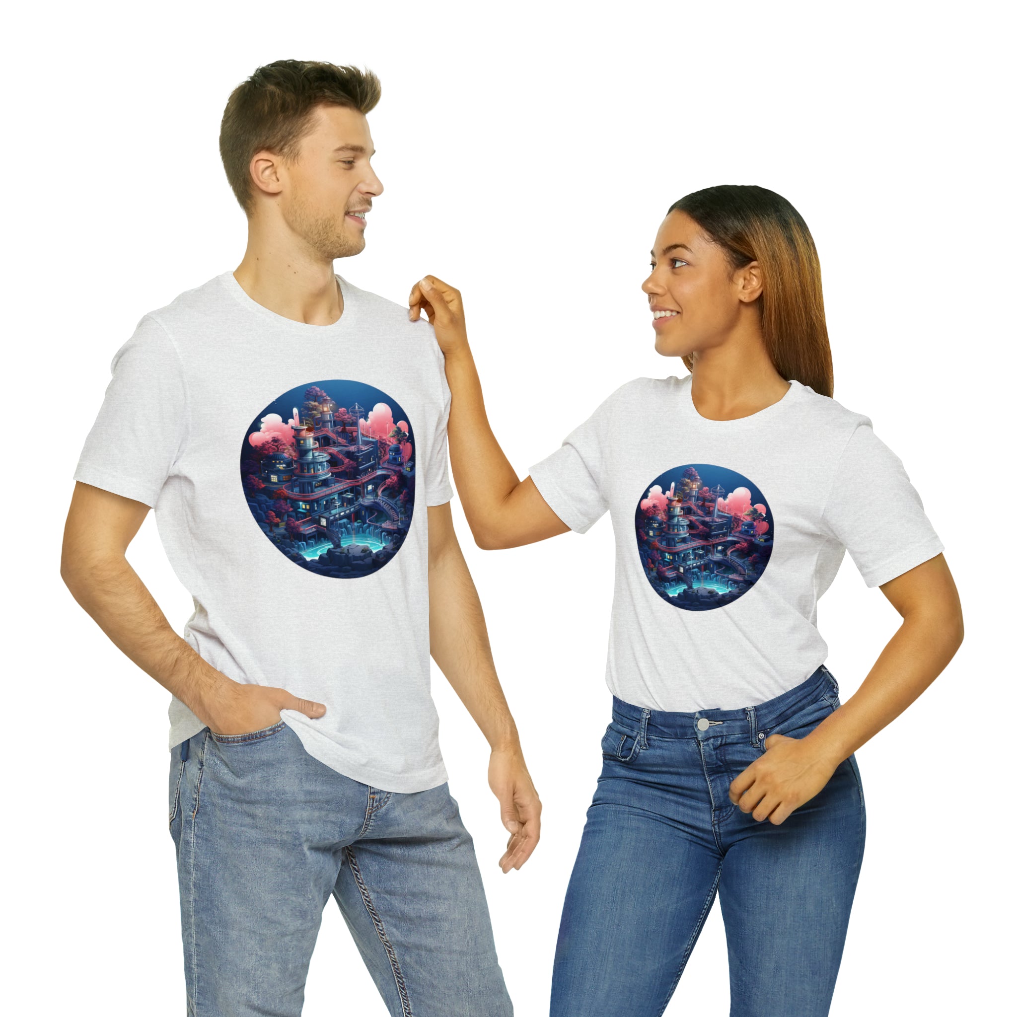Unisex Jersey Short Sleeve Tee - Isometric Designs 03