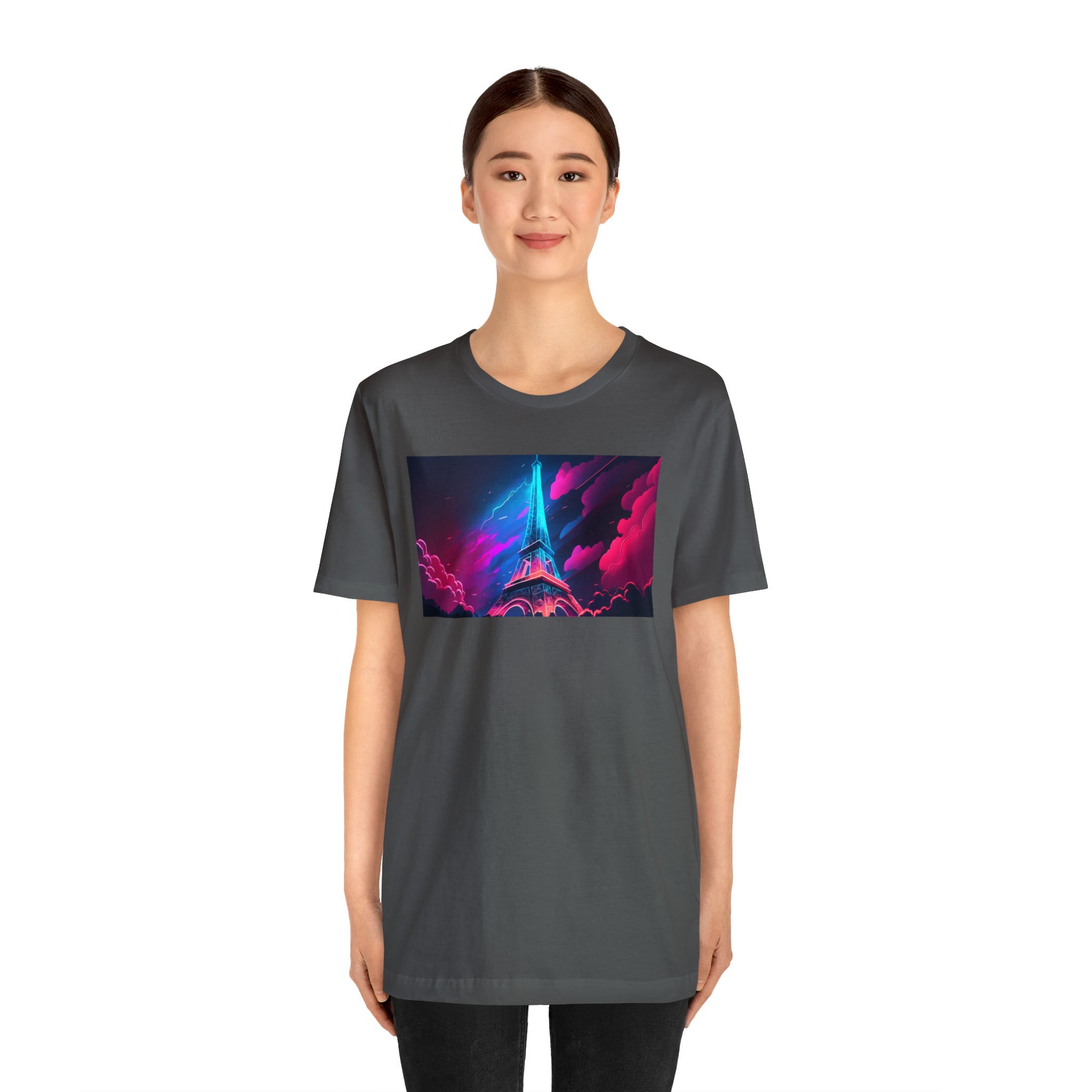 Unisex Jersey Short Sleeve Tee - Eiffel Tower, France