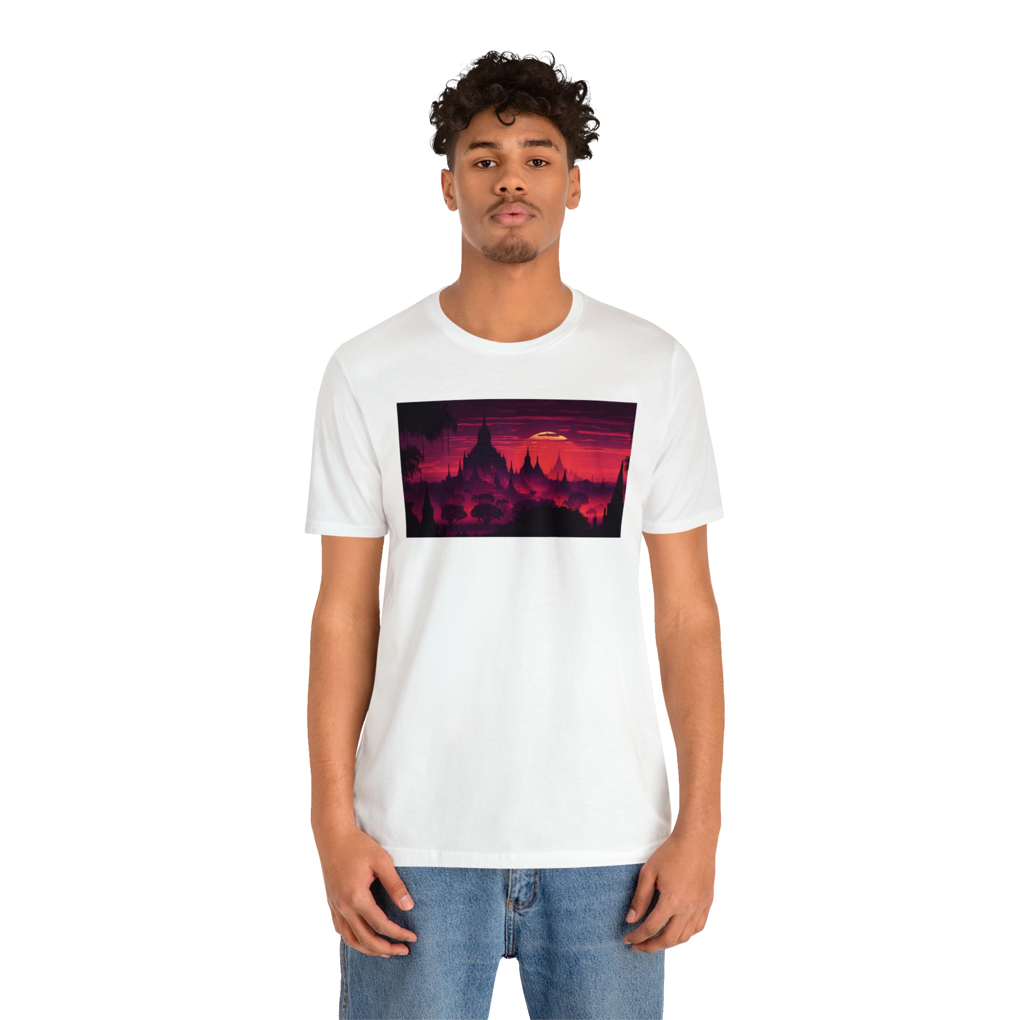 Unisex Jersey Short Sleeve Tee - Bagan, Myanmar
