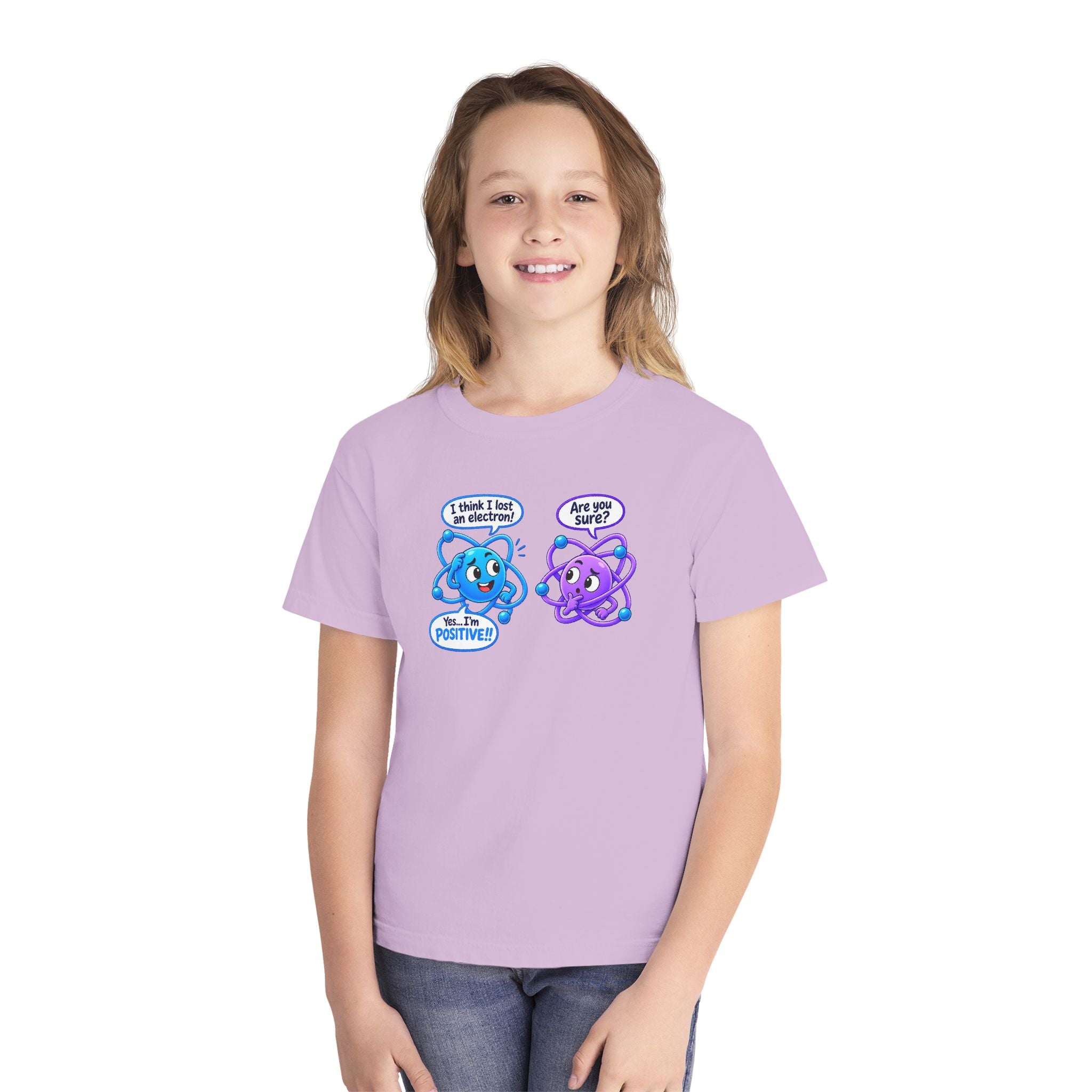Youth Midweight Cotton Tee - Science collection - Atomic Conversation
