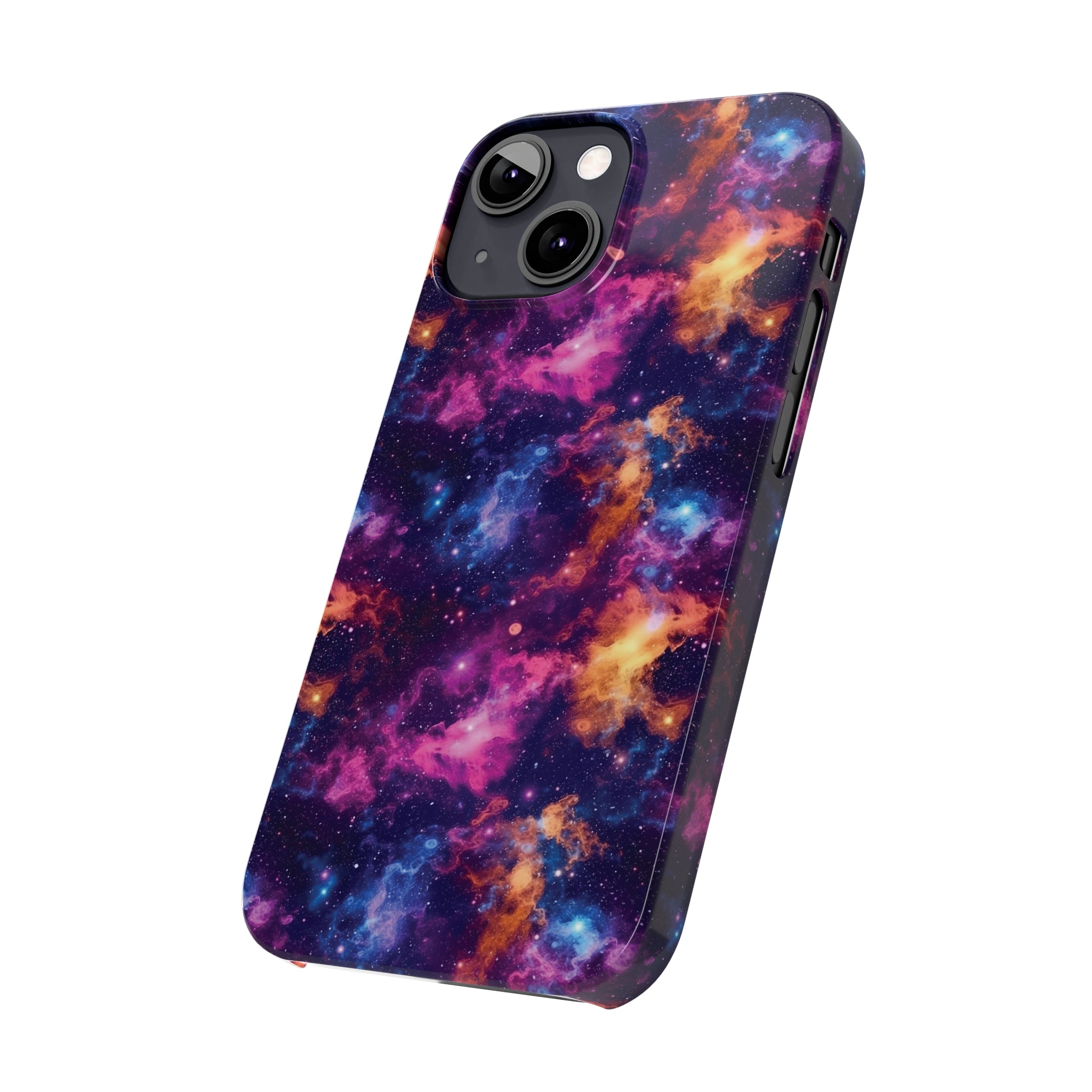 Slim Phone Cases (AOP) - Seamless Fantasy Galaxies 06