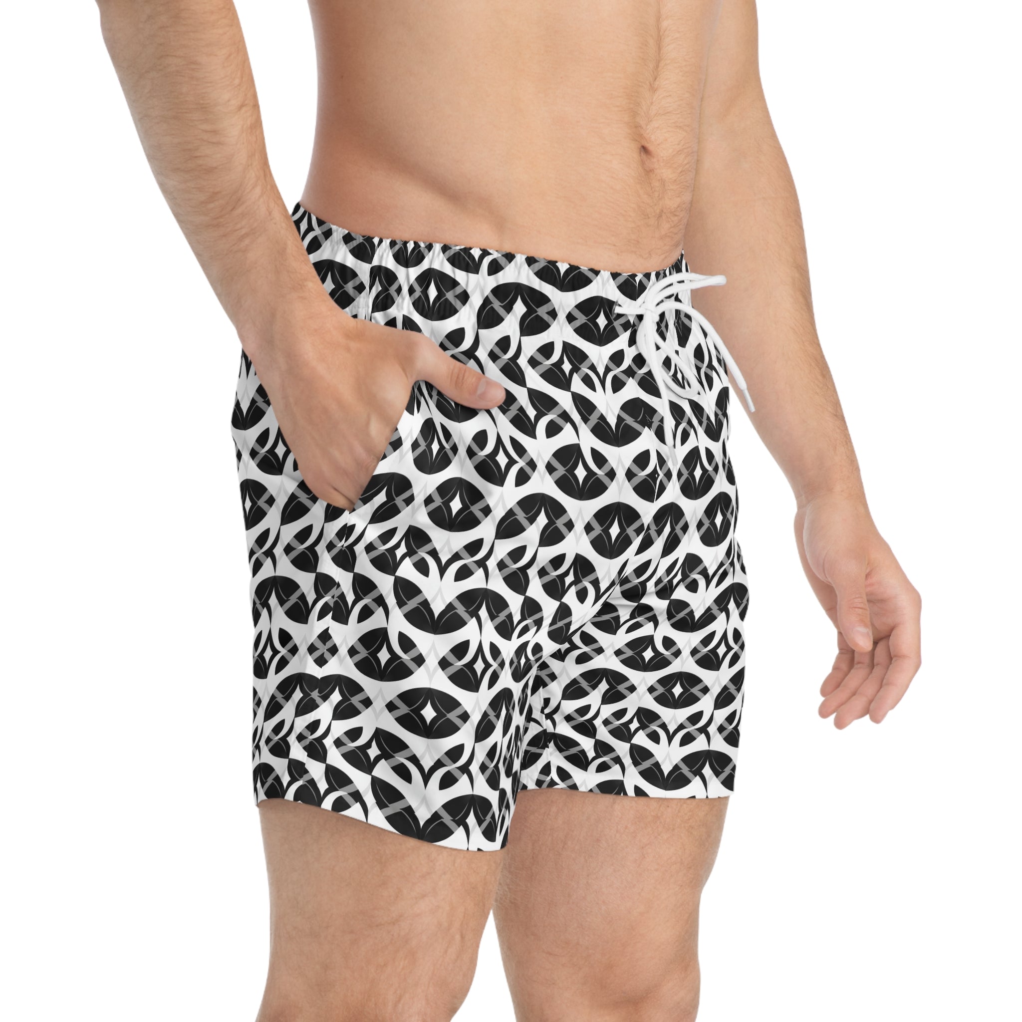 Swim Trunks (AOP) - Seamless Minimalistic Designs 01