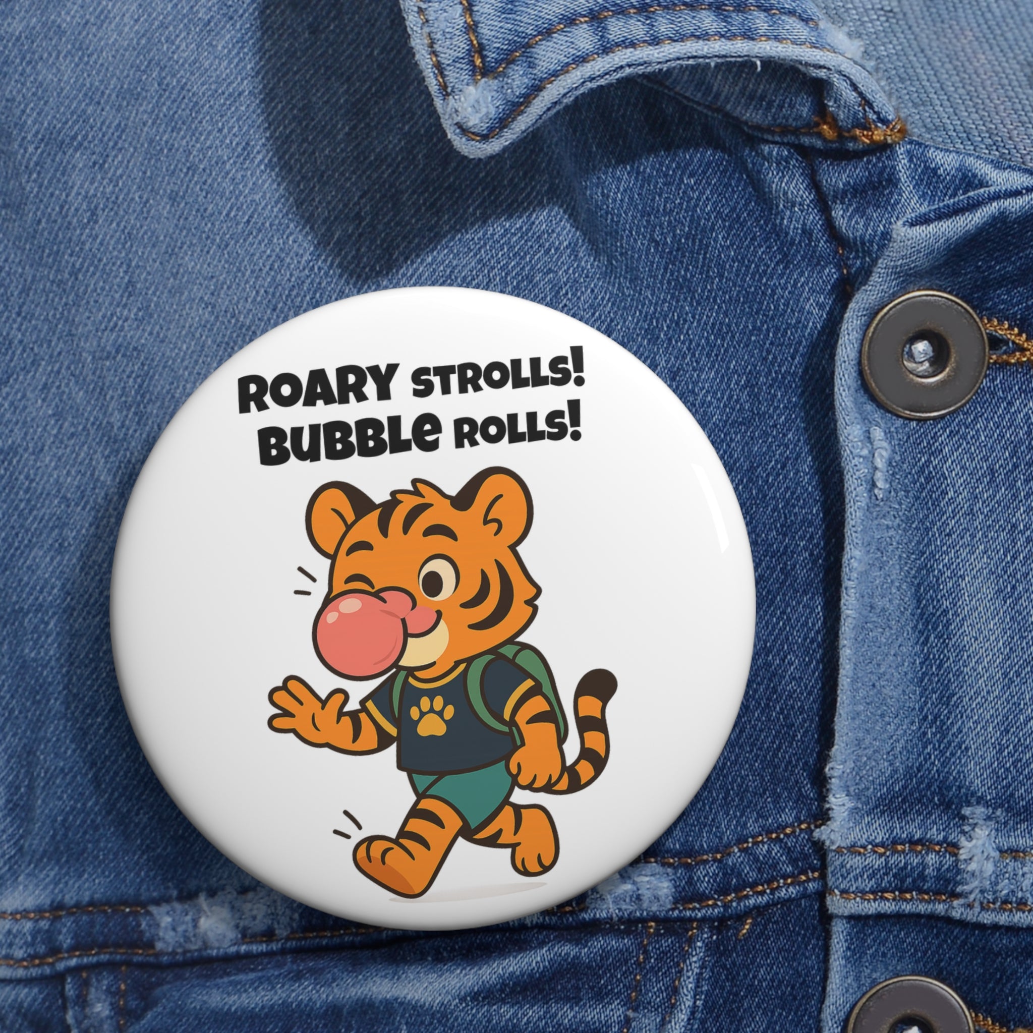 Roary Pin Buttons - Bubblegum Time