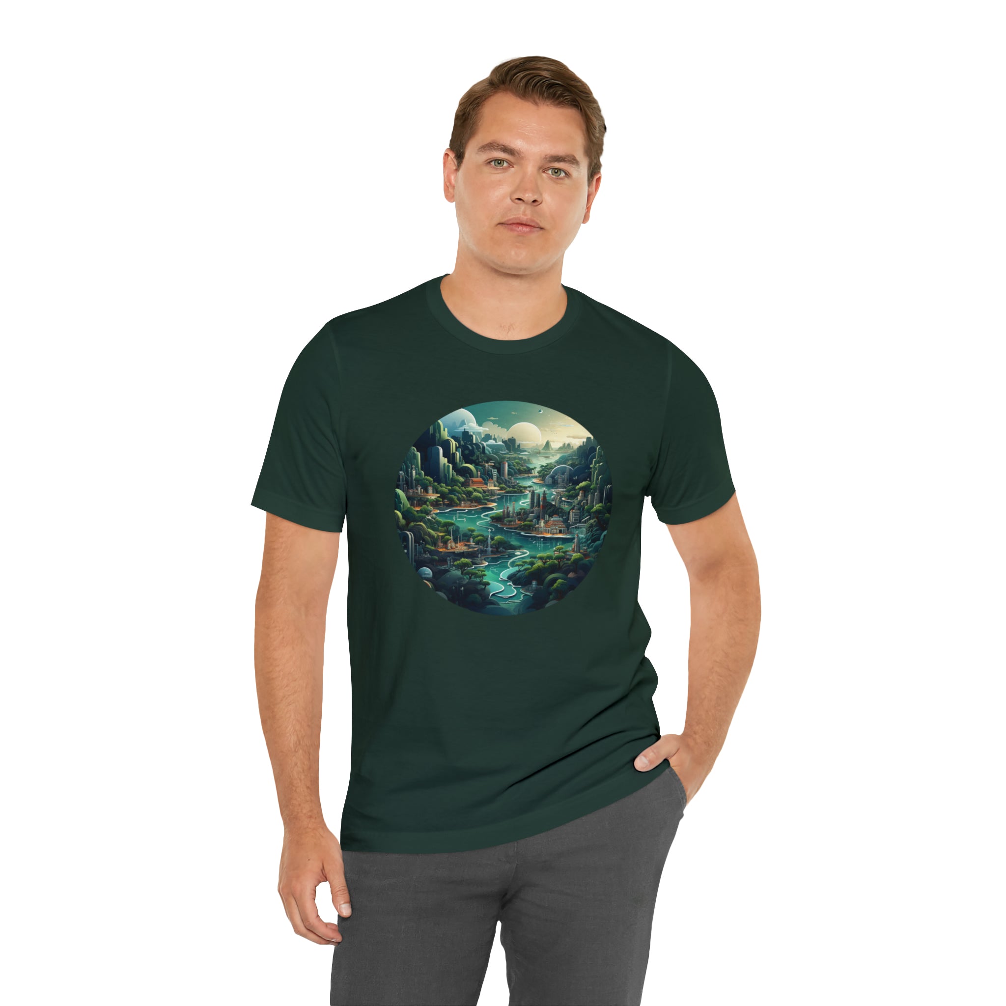 Unisex Jersey Short Sleeve Tee - Isometric Designs 04