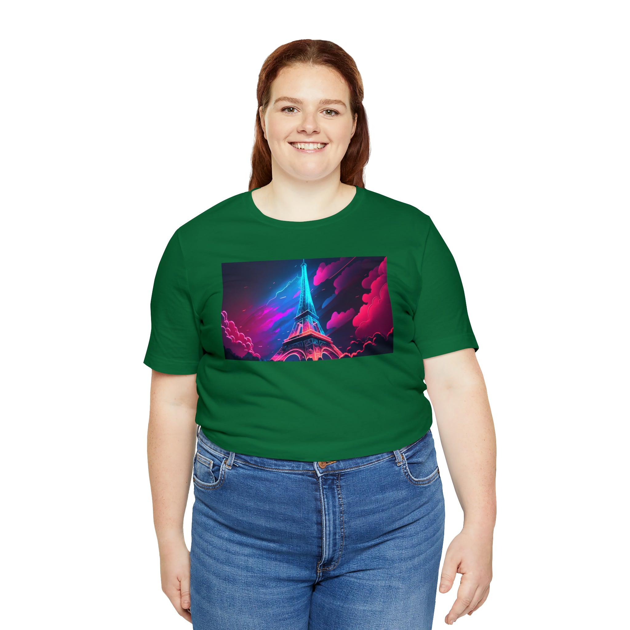 Unisex Jersey Short Sleeve Tee - Eiffel Tower, France