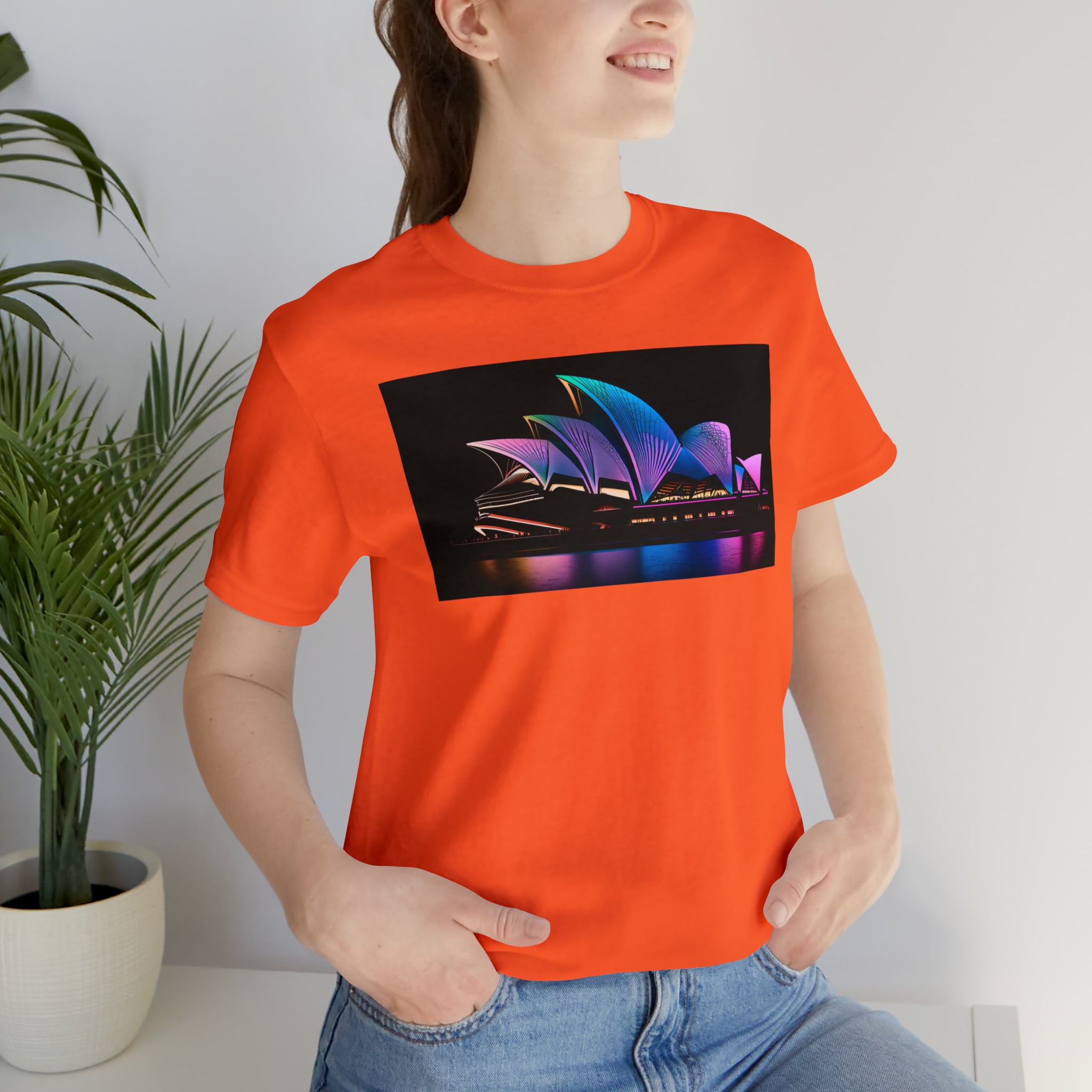 Unisex Jersey Short Sleeve Tee - Sydney Opera House, Australia