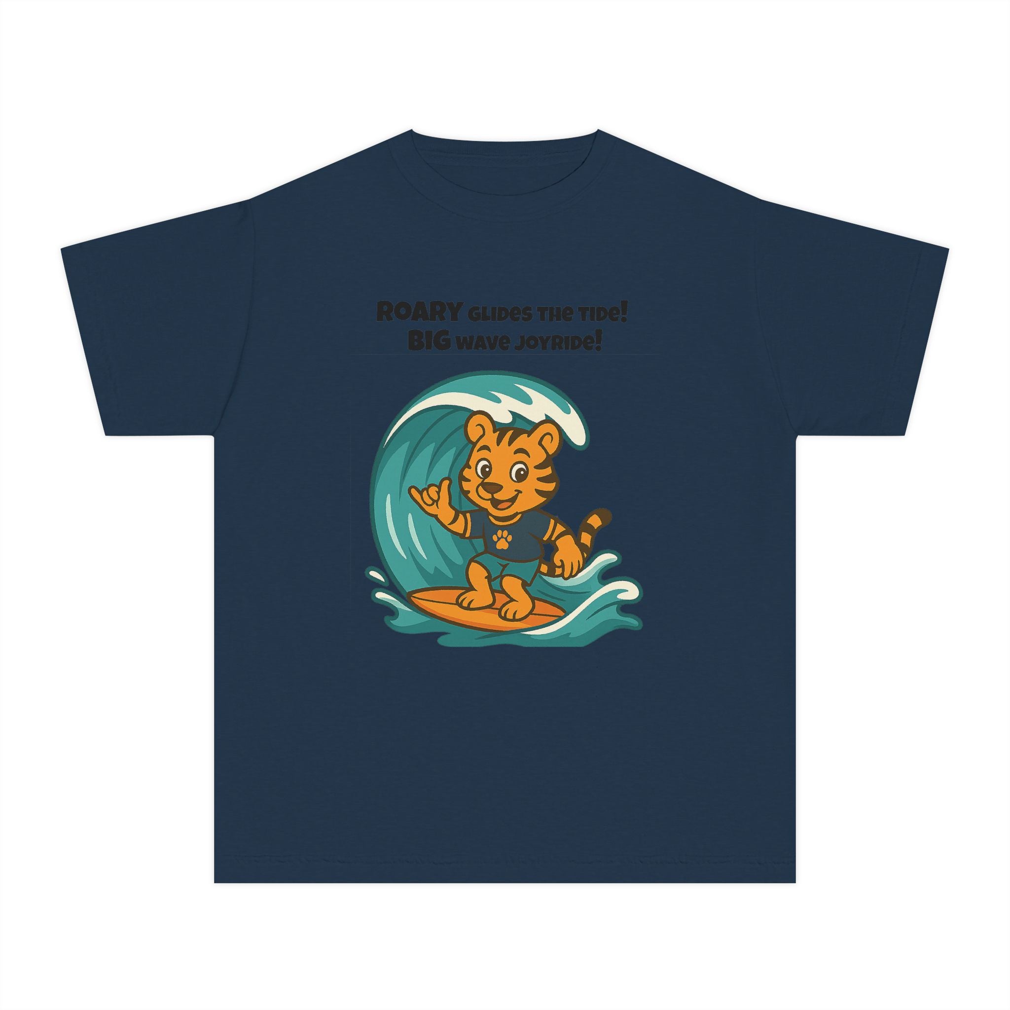 Youth Midweight Cotton Tee - Roary's Surf time