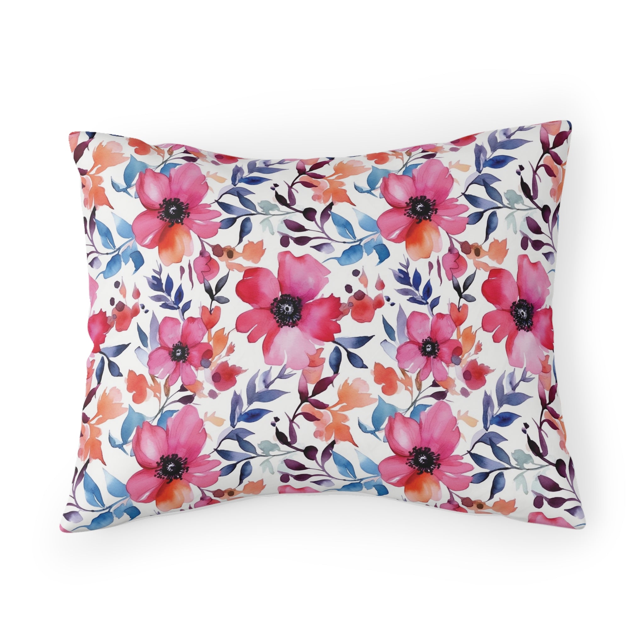 Pillow Sham (AOP) - Seamless Watercolor Designs 03