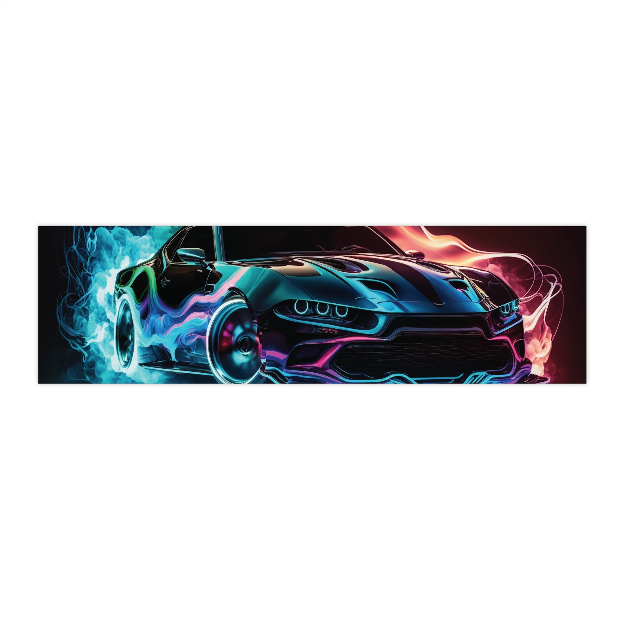 Bumper Stickers - Neon Car Design 09