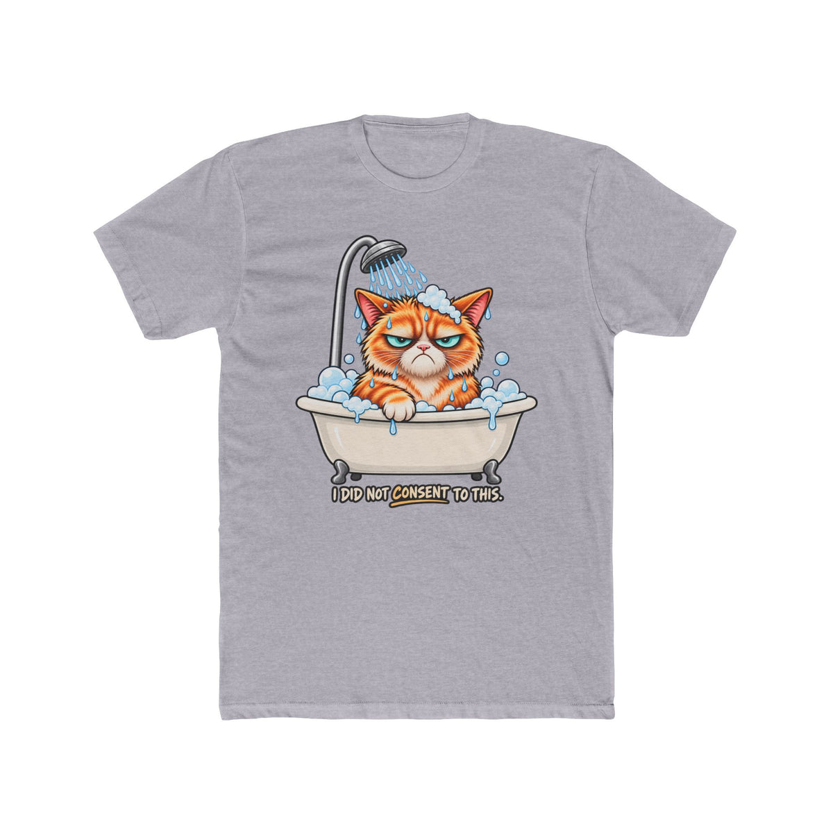Forced Hydration - Mildly Feral - Men's Cotton Crew Tee