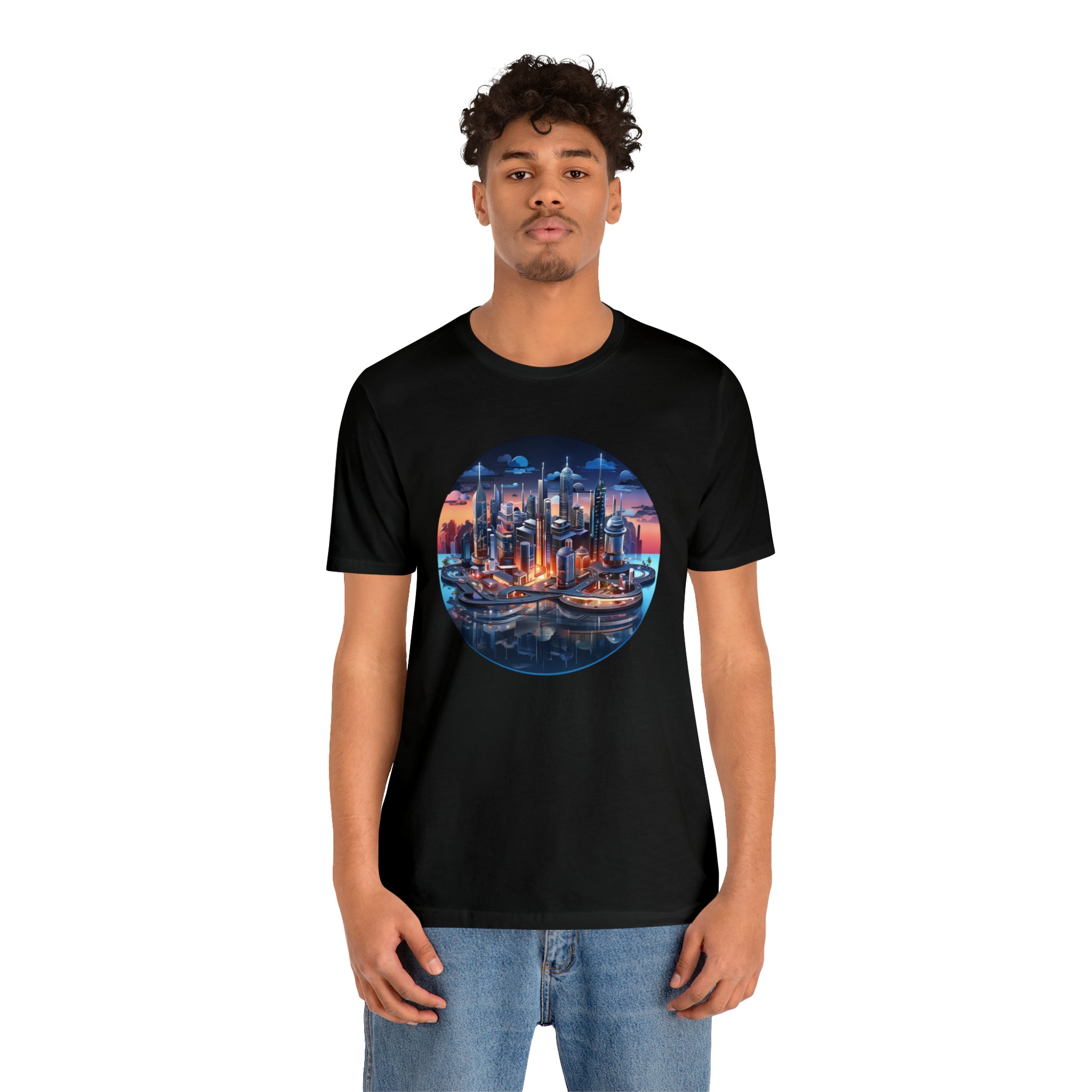Unisex Jersey Short Sleeve Tee - Isometric Designs 05