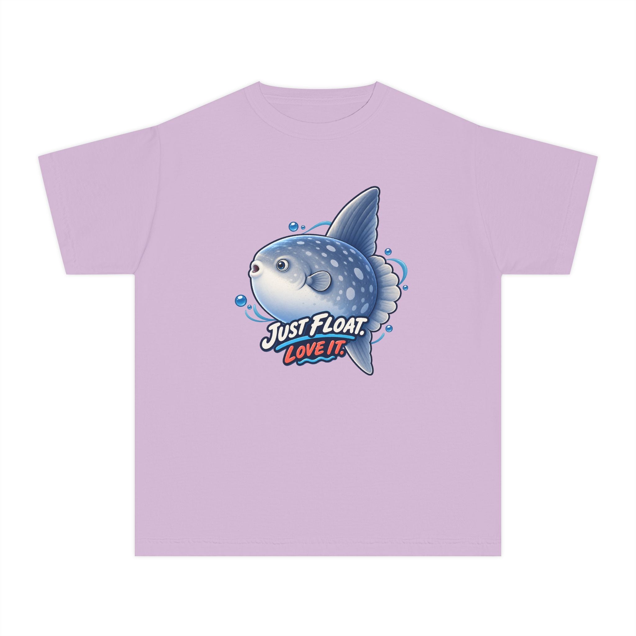Youth Midweight Cotton Tee - Sunfish drifting