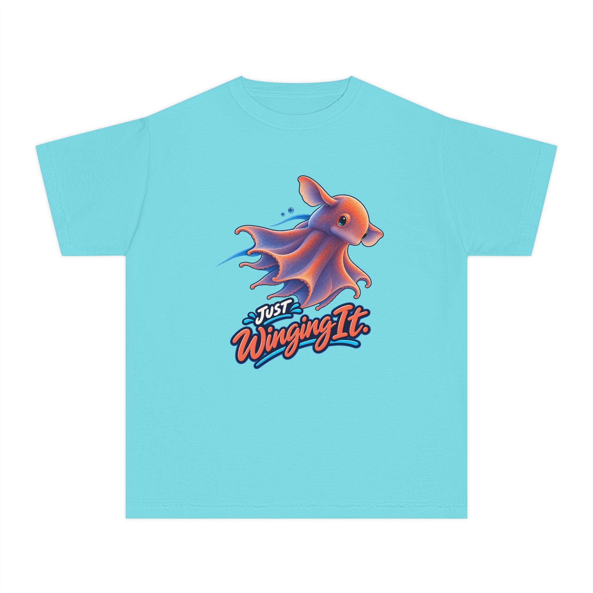 Youth Midweight Cotton Tee - Dumbo Octopus
