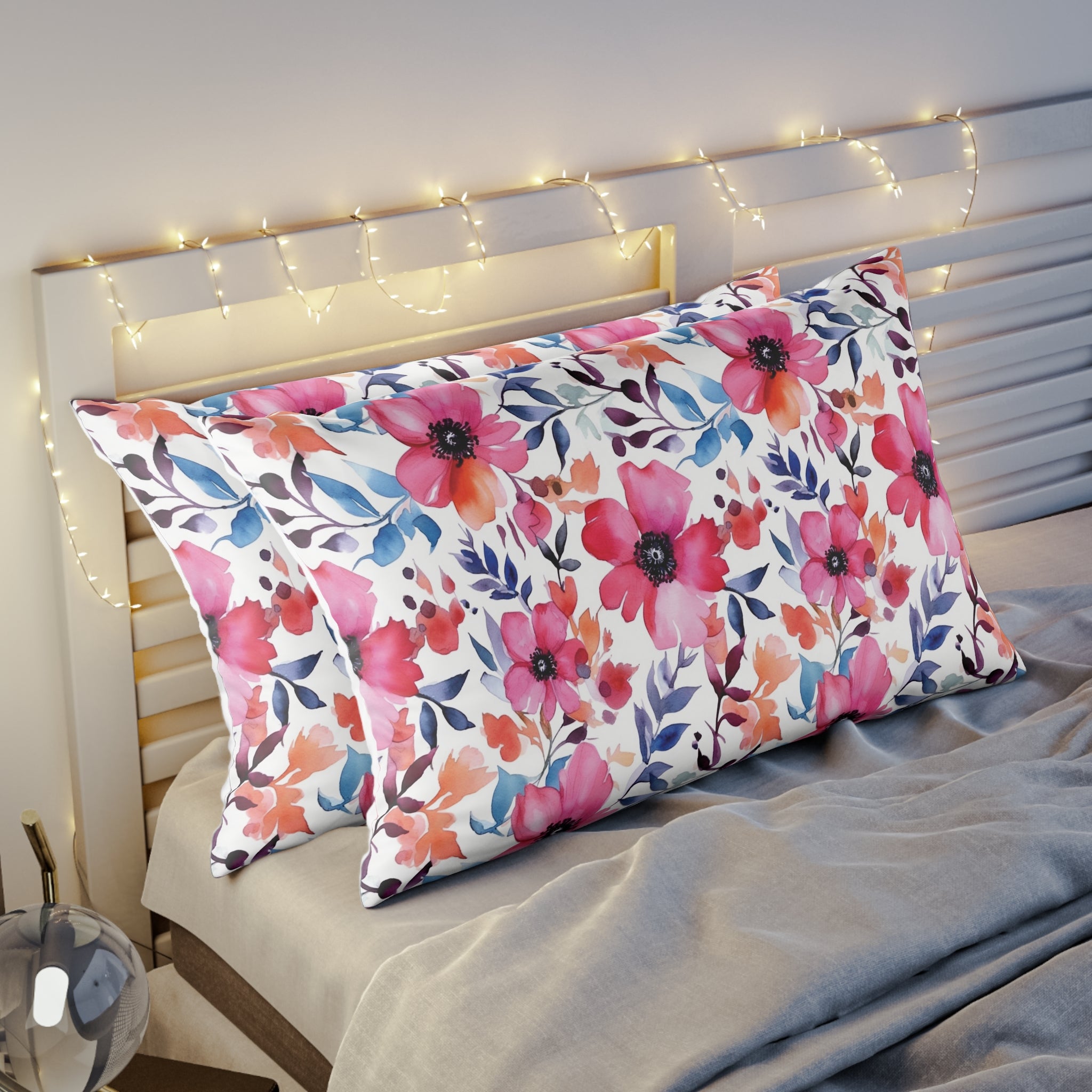 Pillow Sham (AOP) - Seamless Watercolor Designs 03