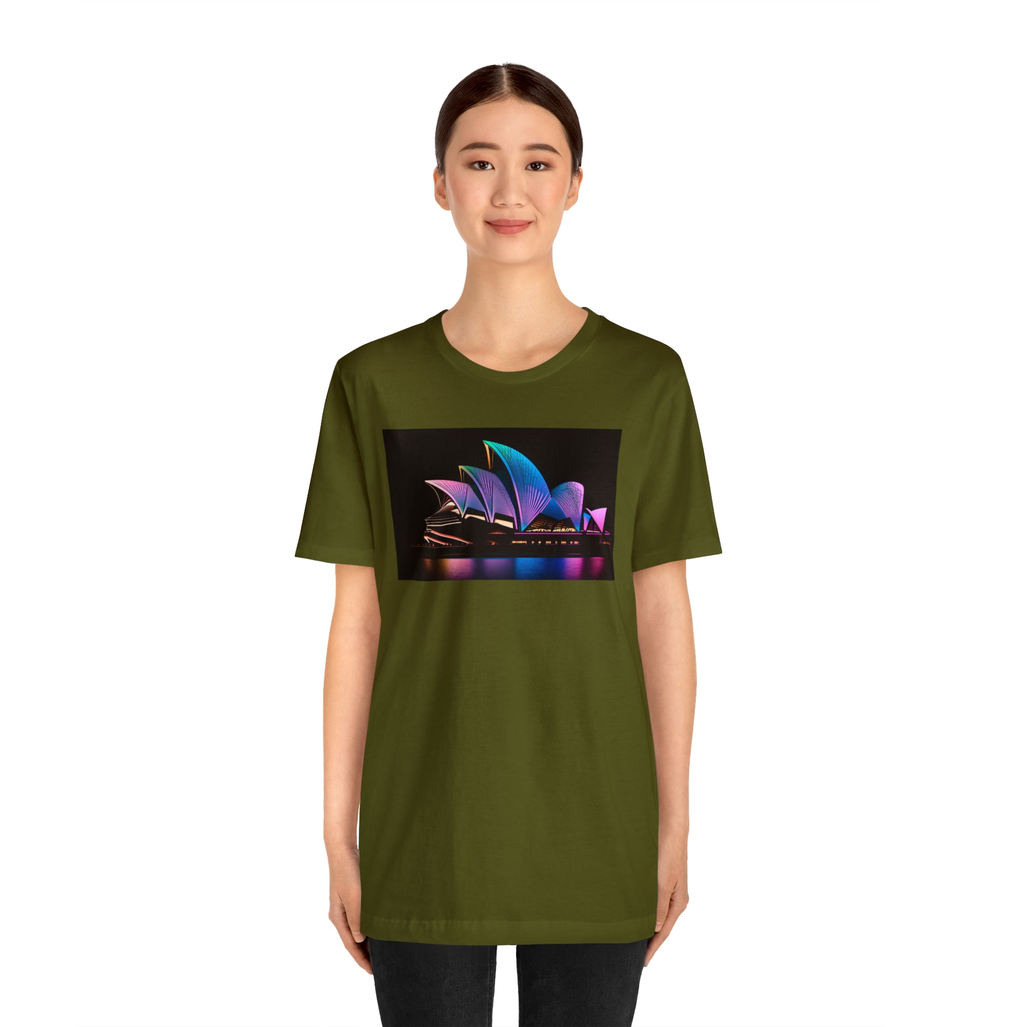 Unisex Jersey Short Sleeve Tee - Sydney Opera House, Australia