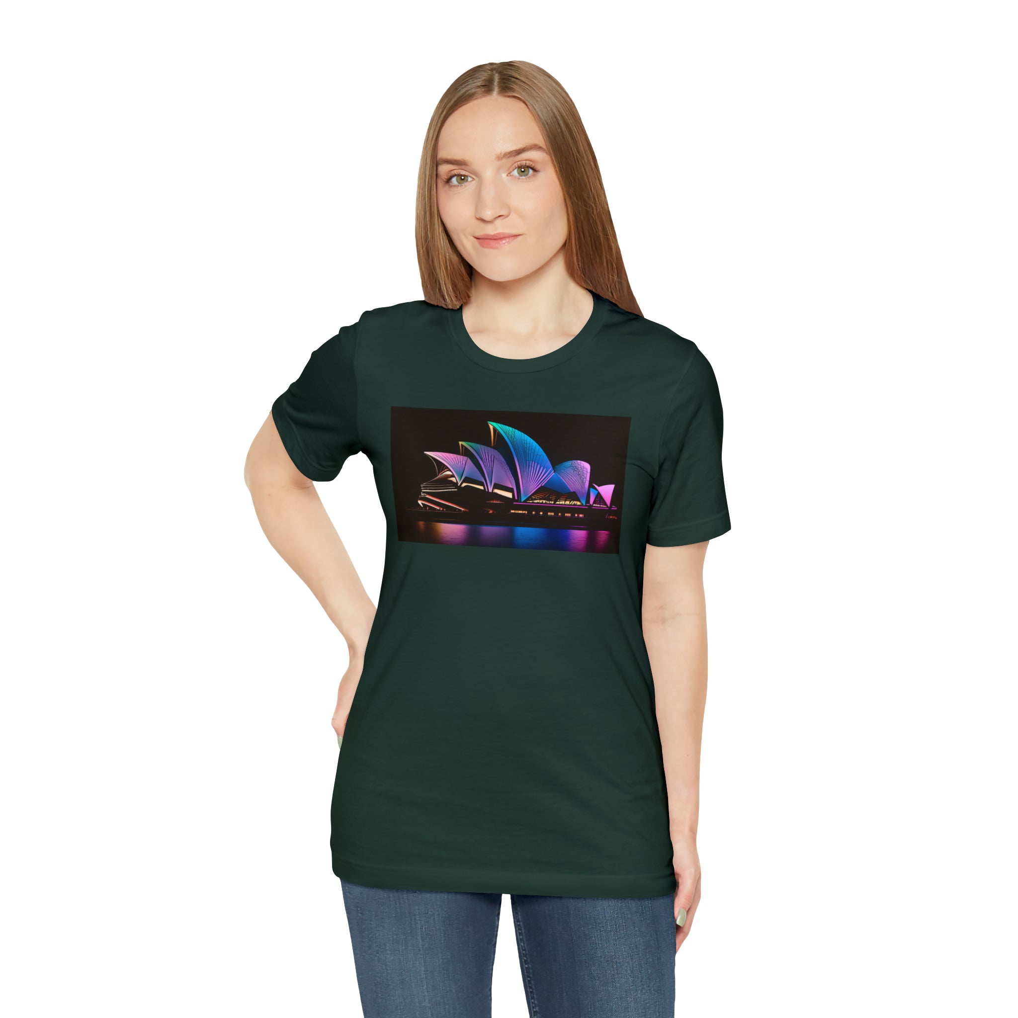 Unisex Jersey Short Sleeve Tee - Sydney Opera House, Australia