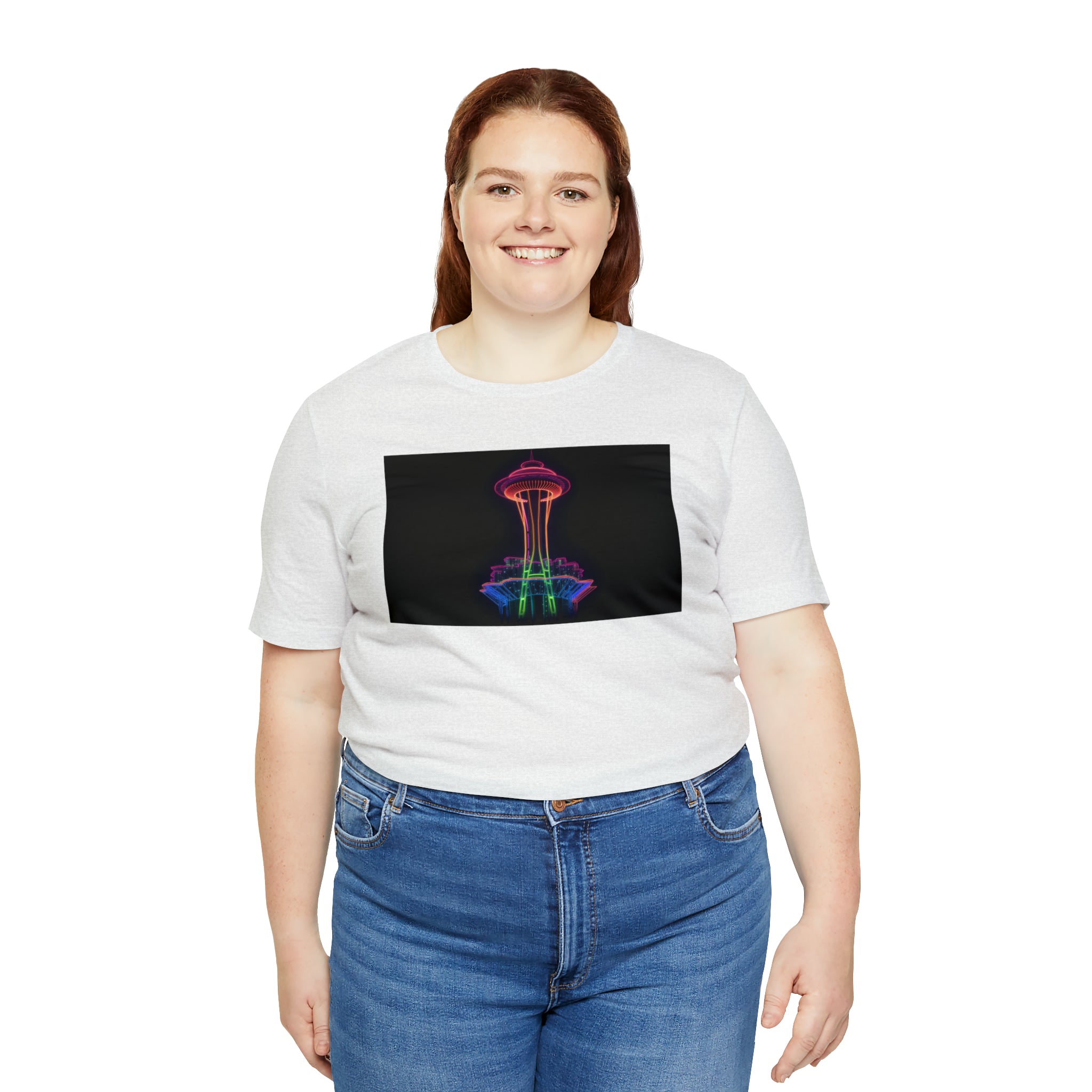 Unisex Jersey Short Sleeve Tee - Space Needle, Seattle, USA