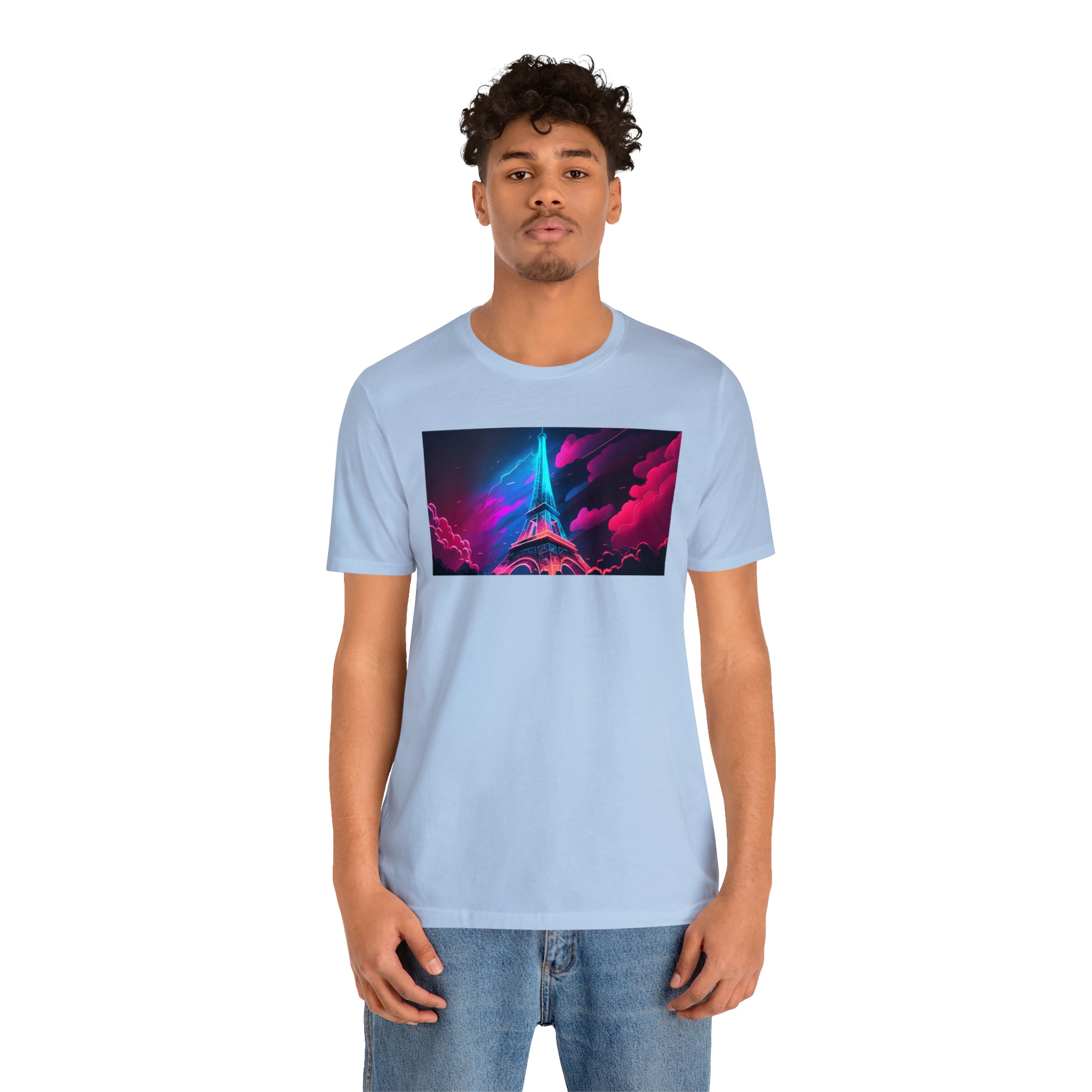 Unisex Jersey Short Sleeve Tee - Eiffel Tower, France