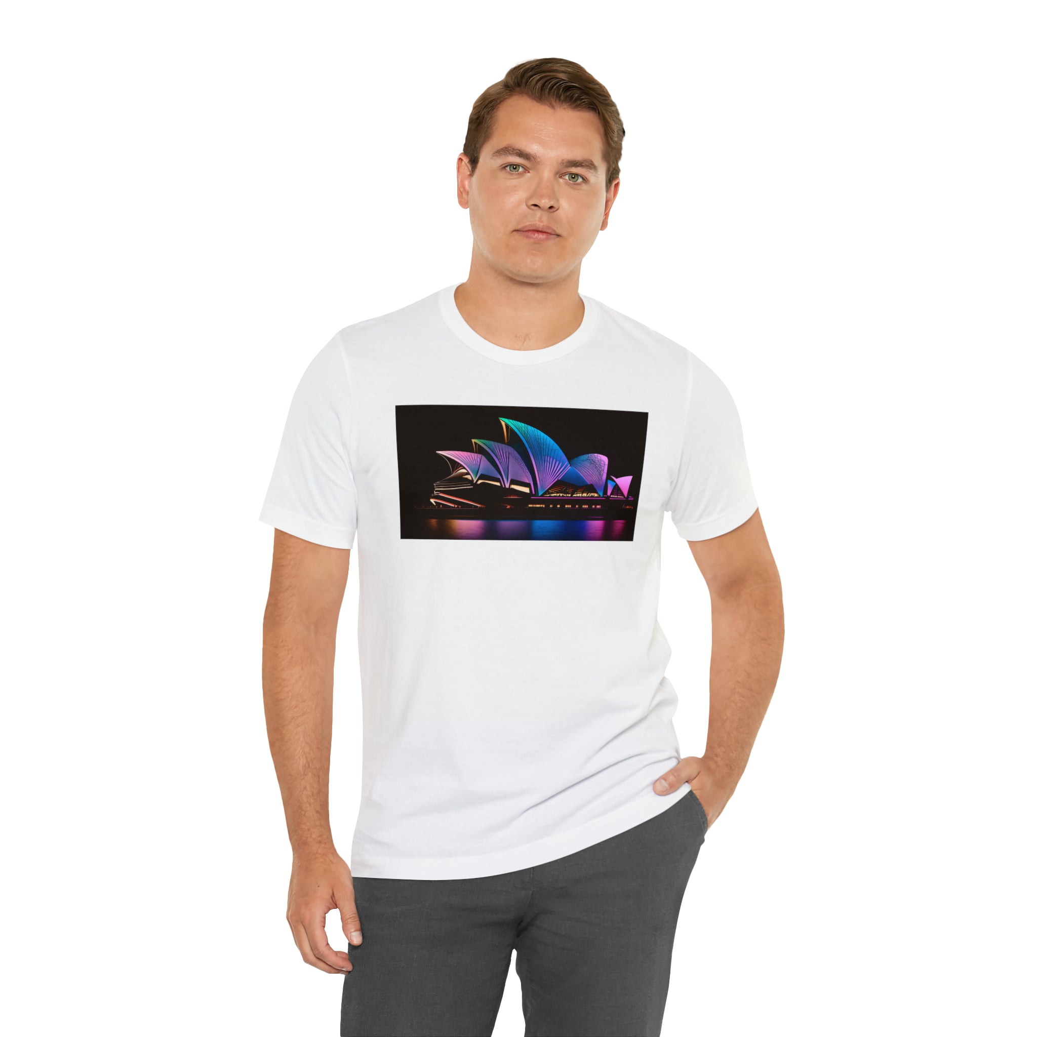 Unisex Jersey Short Sleeve Tee - Sydney Opera House, Australia